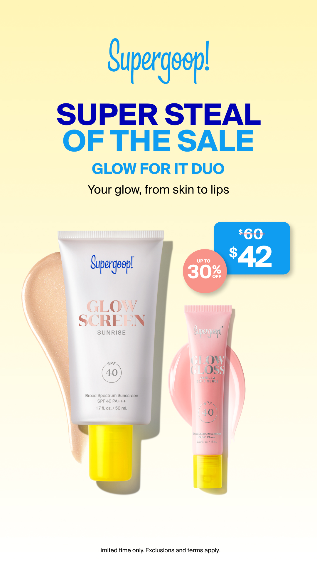 Supergoop Facebook ad