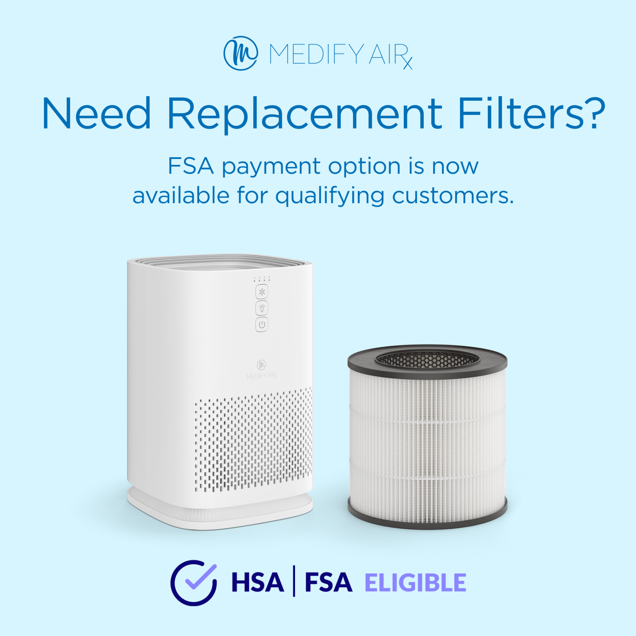 Medify Air Facebook ad from Nov 11, 2025
