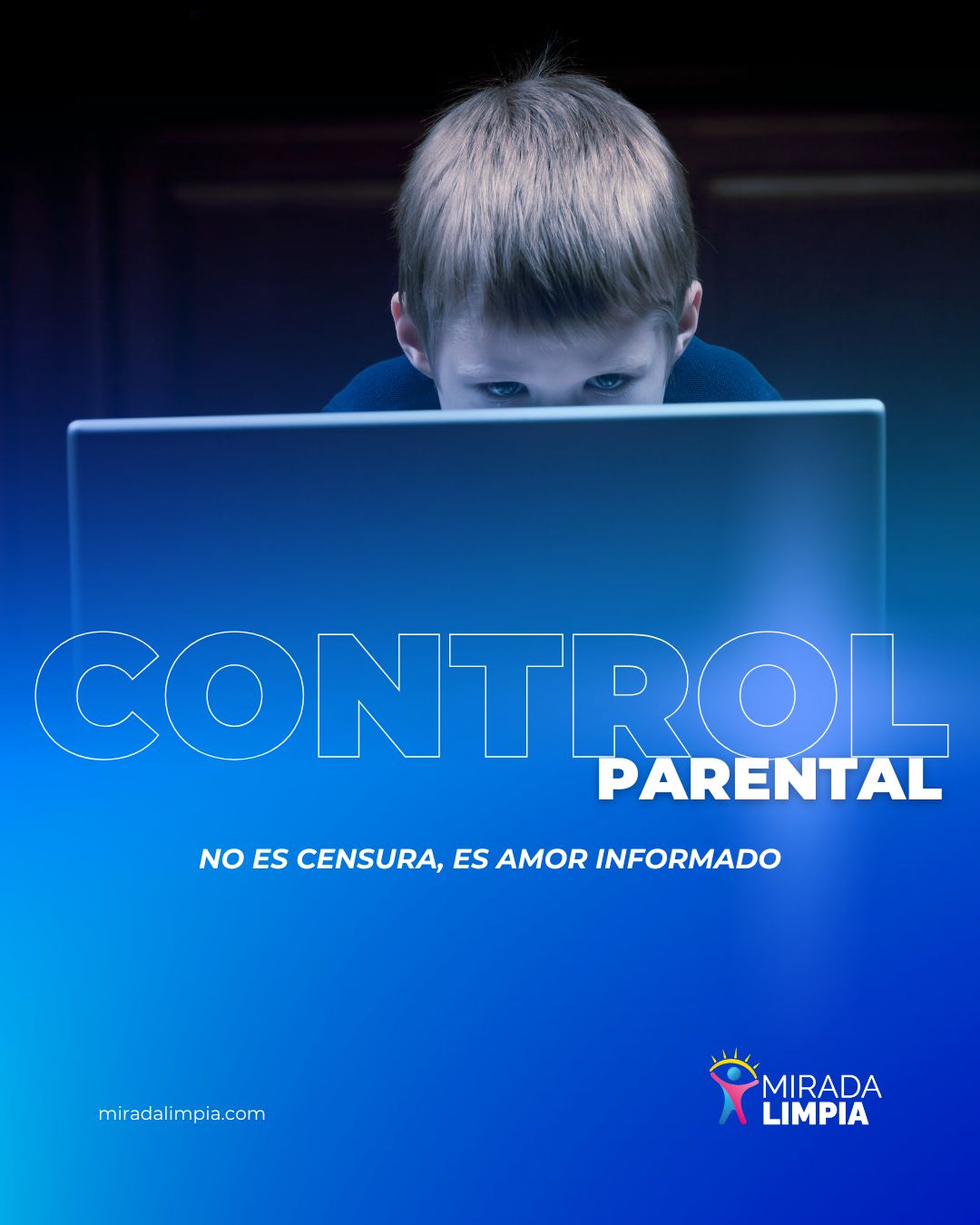 Mirada Limpia Facebook ad: Ellos exploran el mundo digital sin límites