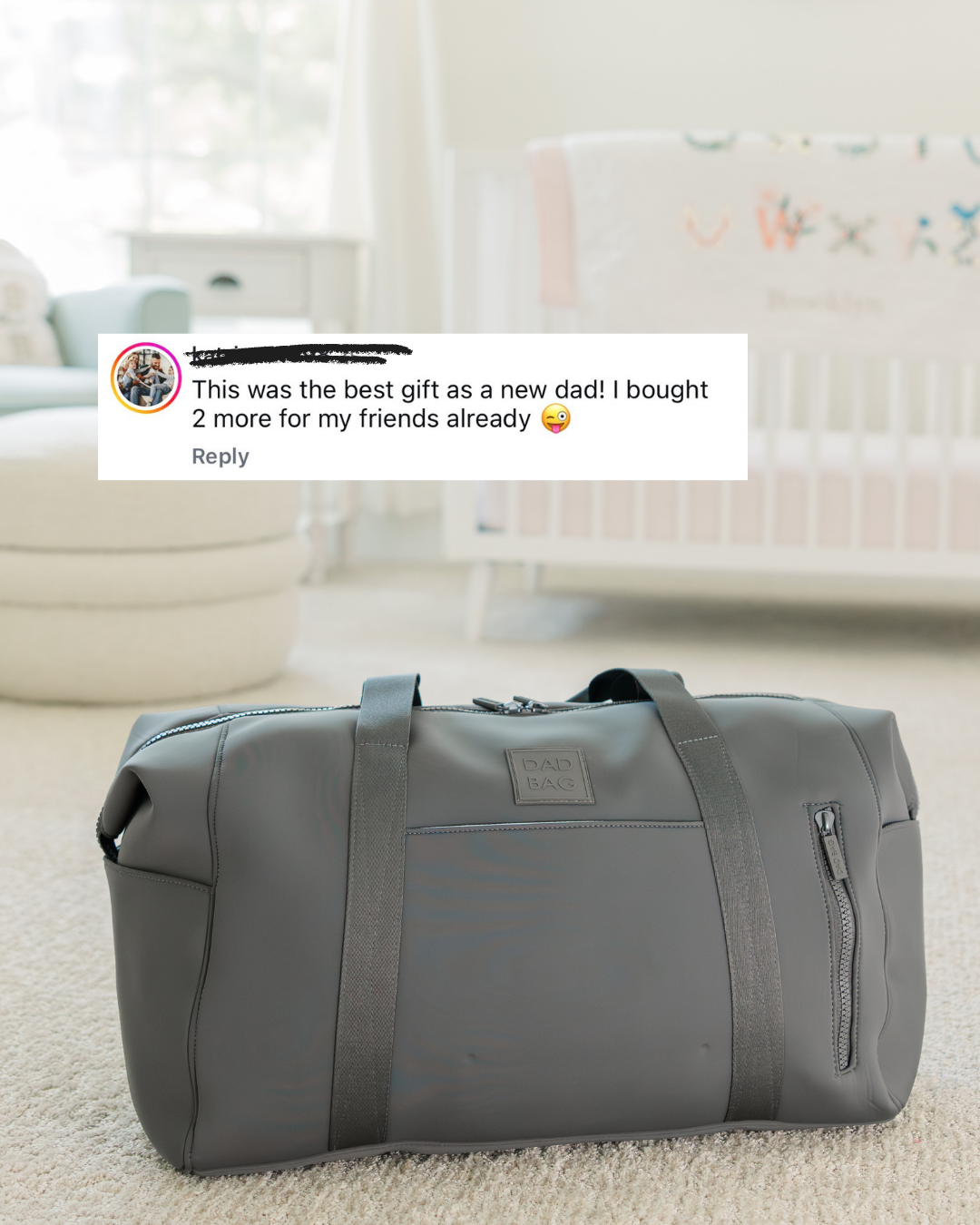 DAD BAG Company Facebook ad from Jul 17, 2026