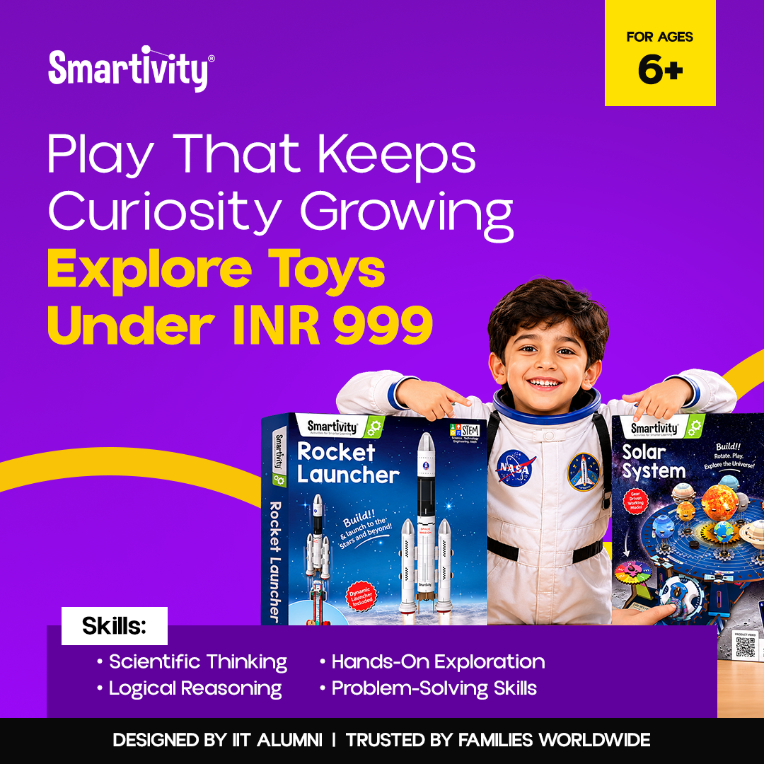 Smartivity India Facebook ad: Smart Toys Under ₹999