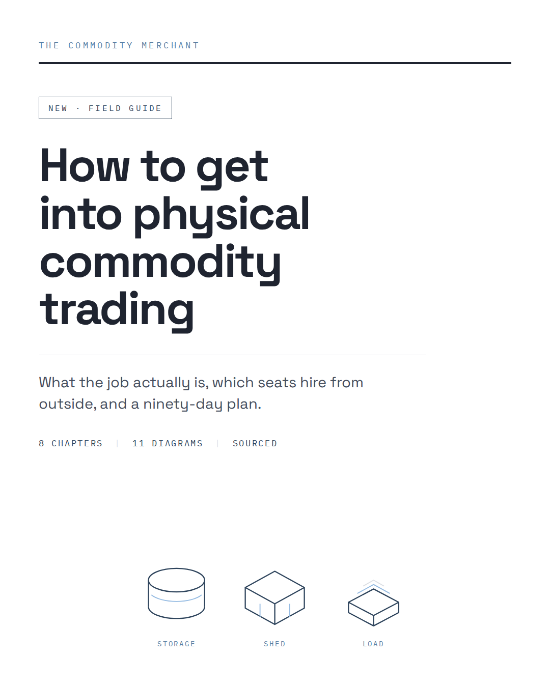 The Commodity Merchant Facebook ad: The job nobody explains how to get