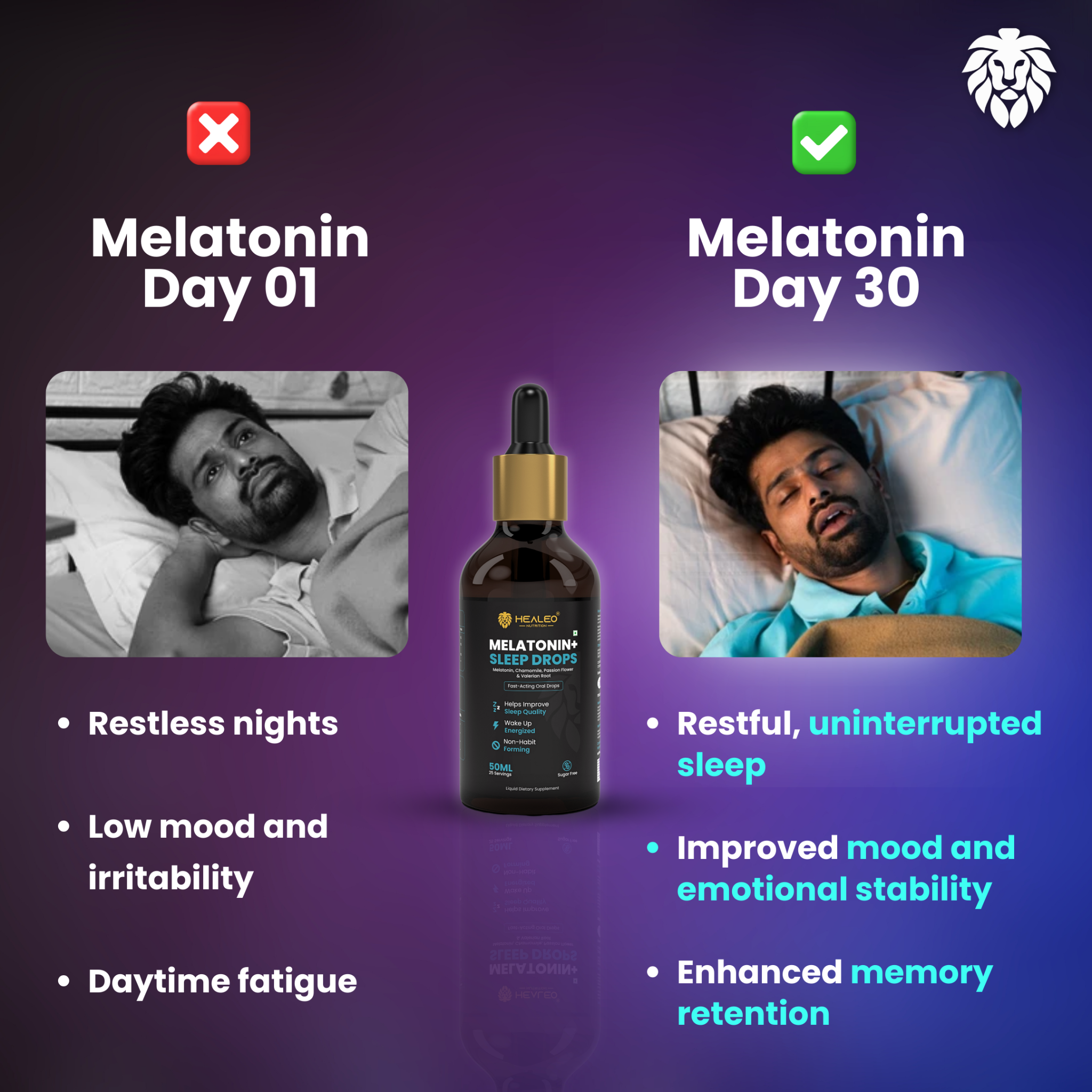 Healeo Wellness Facebook ad: Support Better Sleep, Wake Up Refreshed!