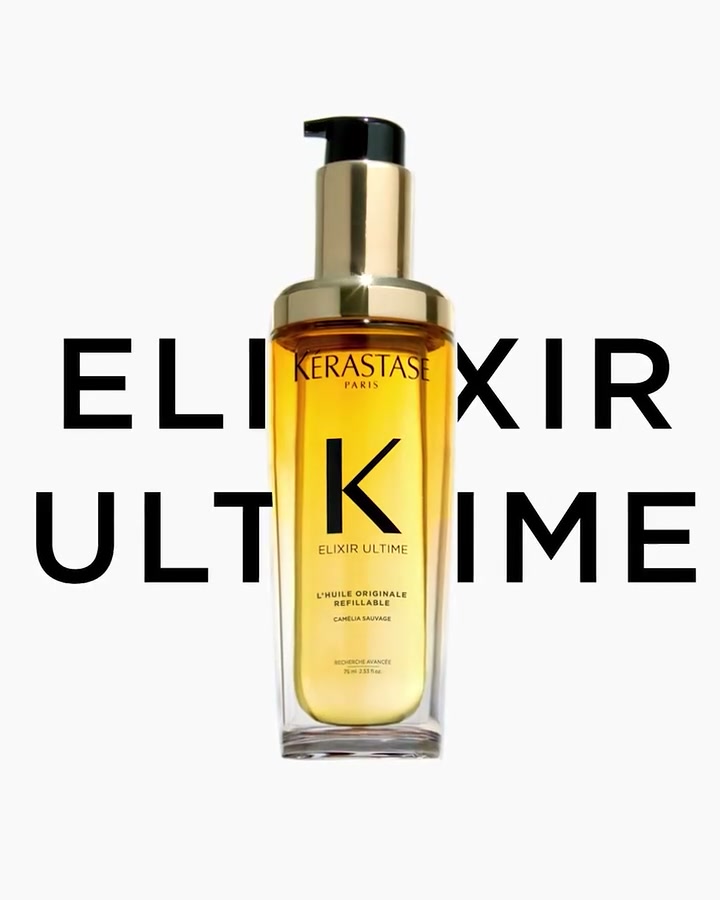 Kérastase Facebook ad: Aceite capilar recargable