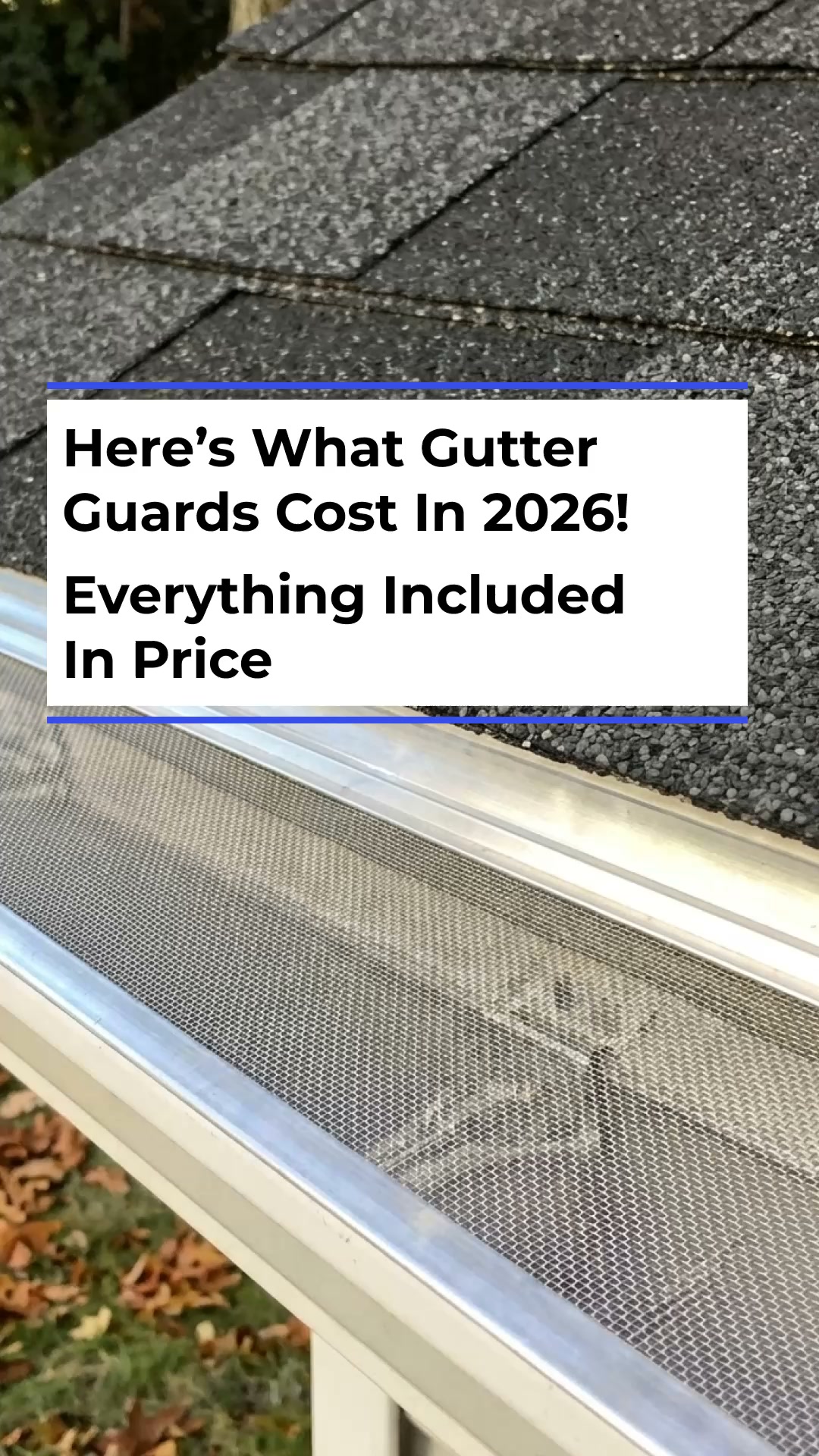 HomeBuddy.com Facebook ad: Here's The Cost To Cover 150 Feet Of Gutters In 1 Day