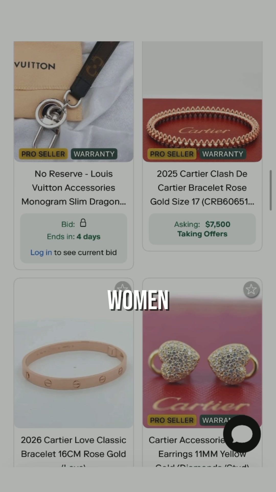 Grailzee Facebook ad: Bid On Luxury Handbags and Accessories
