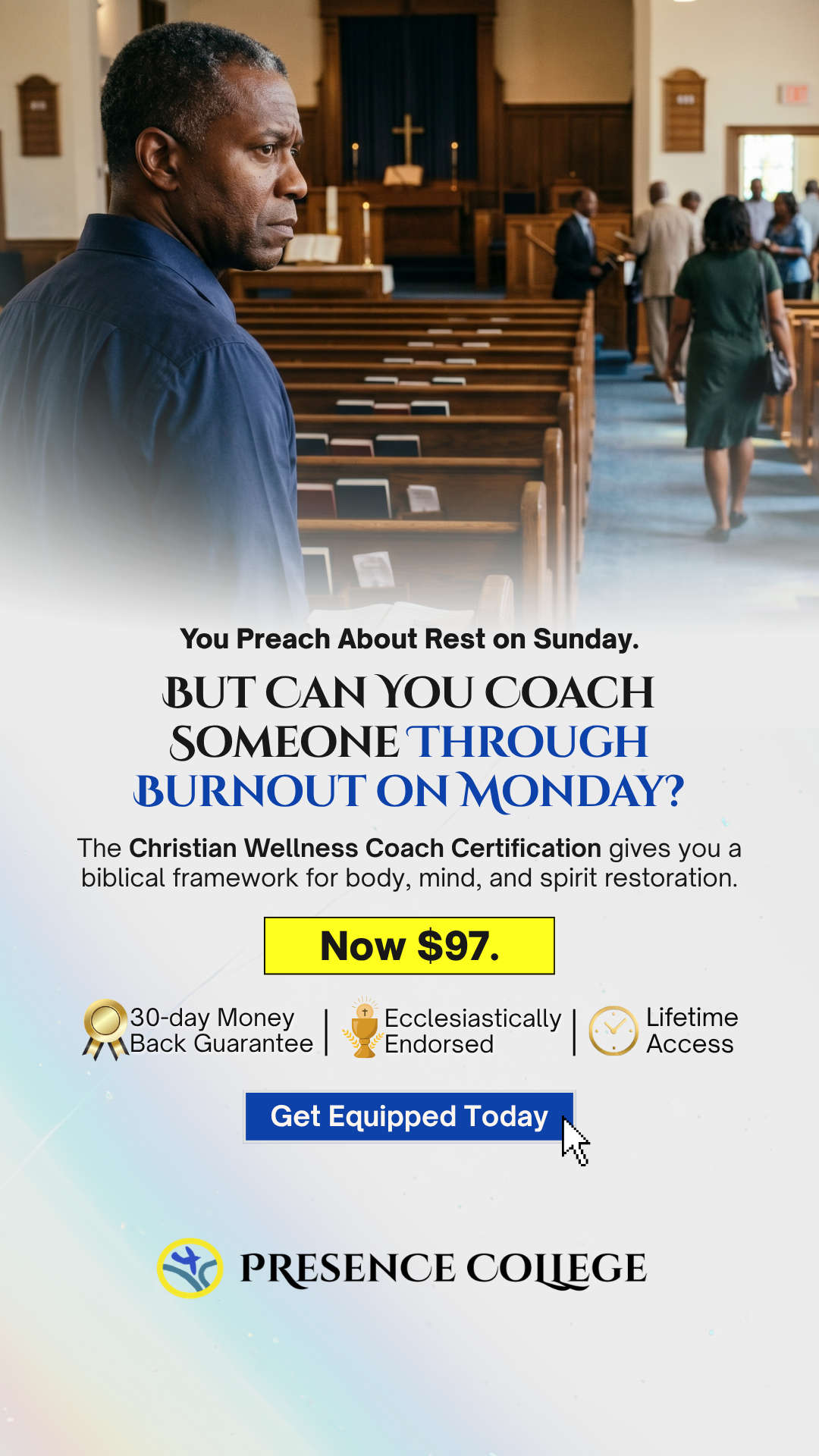 Presence College Facebook ad
