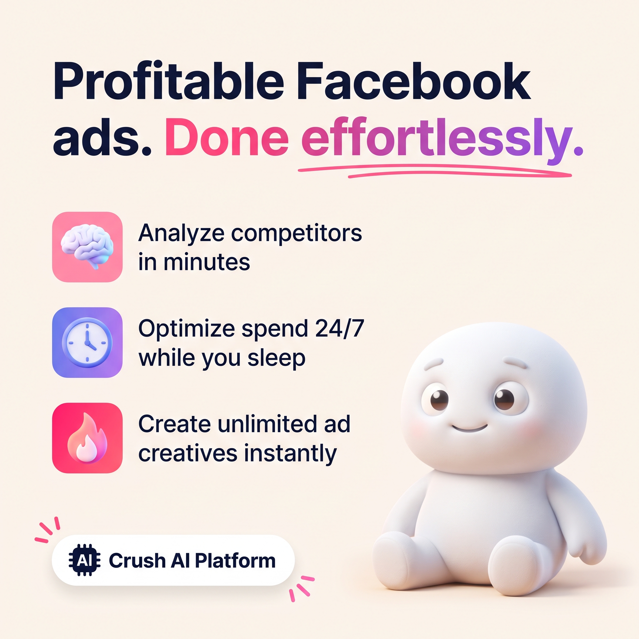 trycrush.ai Facebook ad