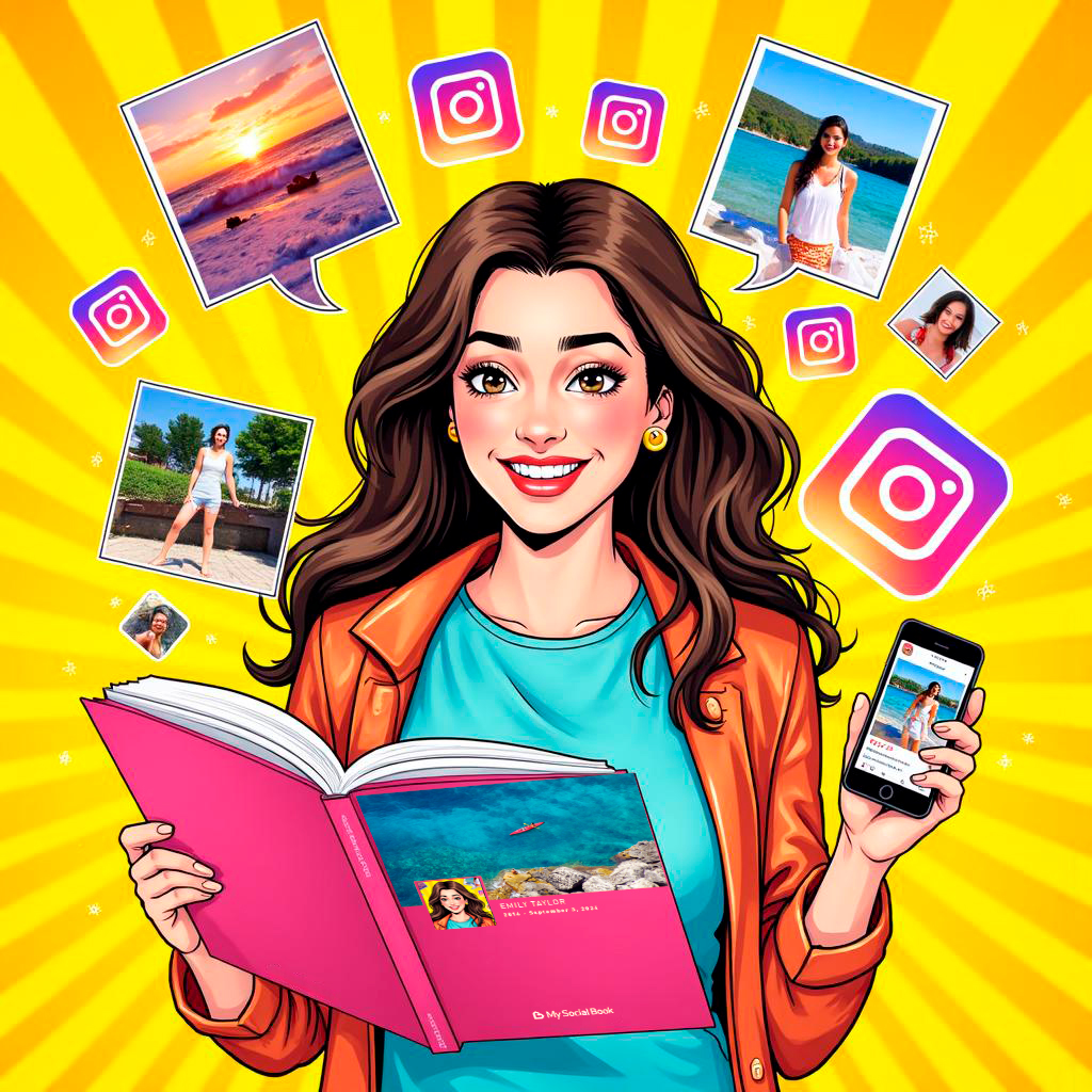 My Social Book Facebook ad: Now do your Instagram too