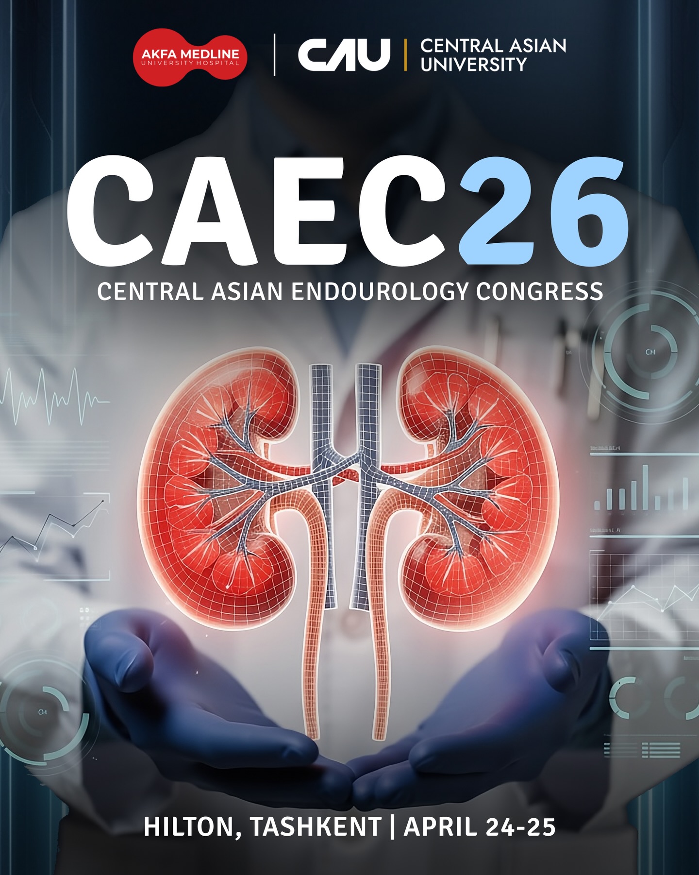 Cau.events Facebook ad: CAEC26, Central Asian Endourology Congress