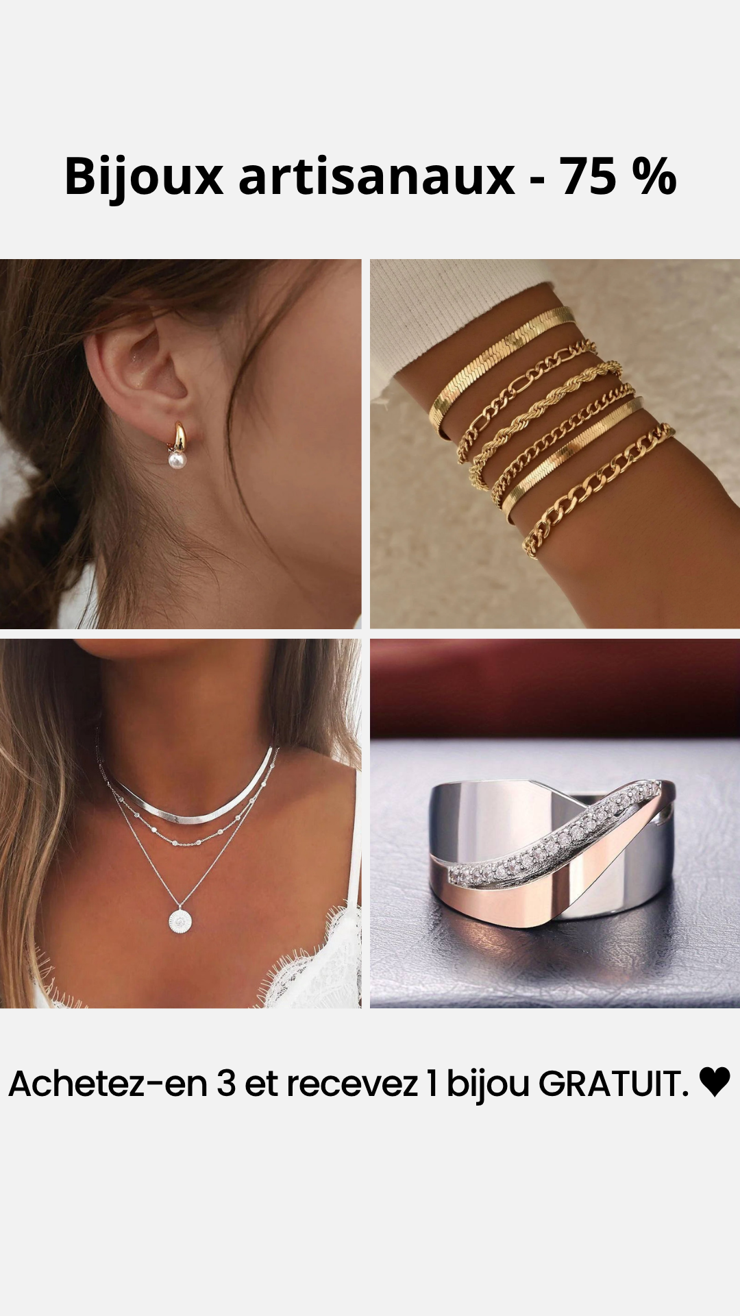 Beaux Bijoux Facebook ad: Dernière chance d'acquérir une pièce de Jewel House