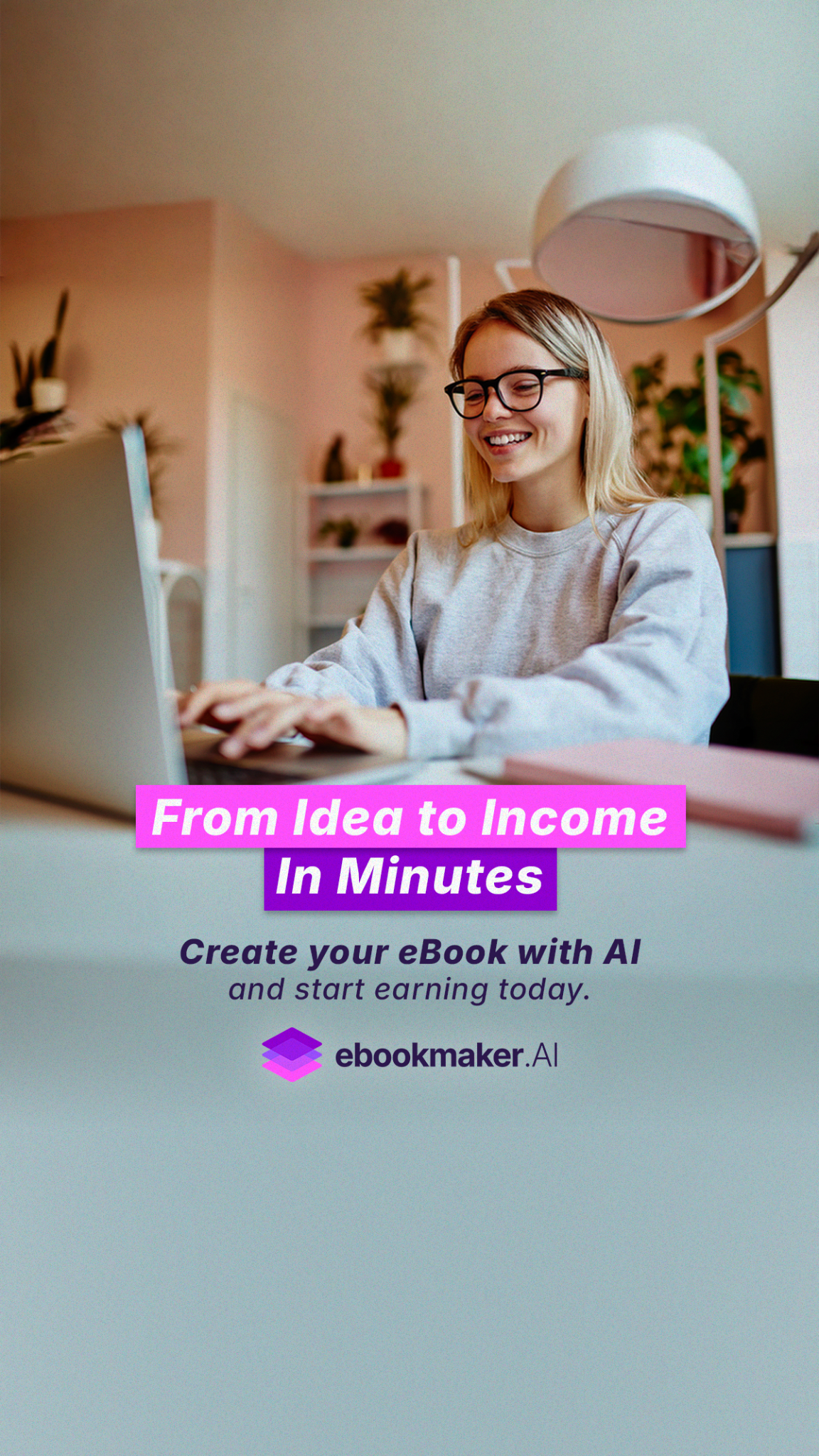 Ebookmaker.ai Facebook ad