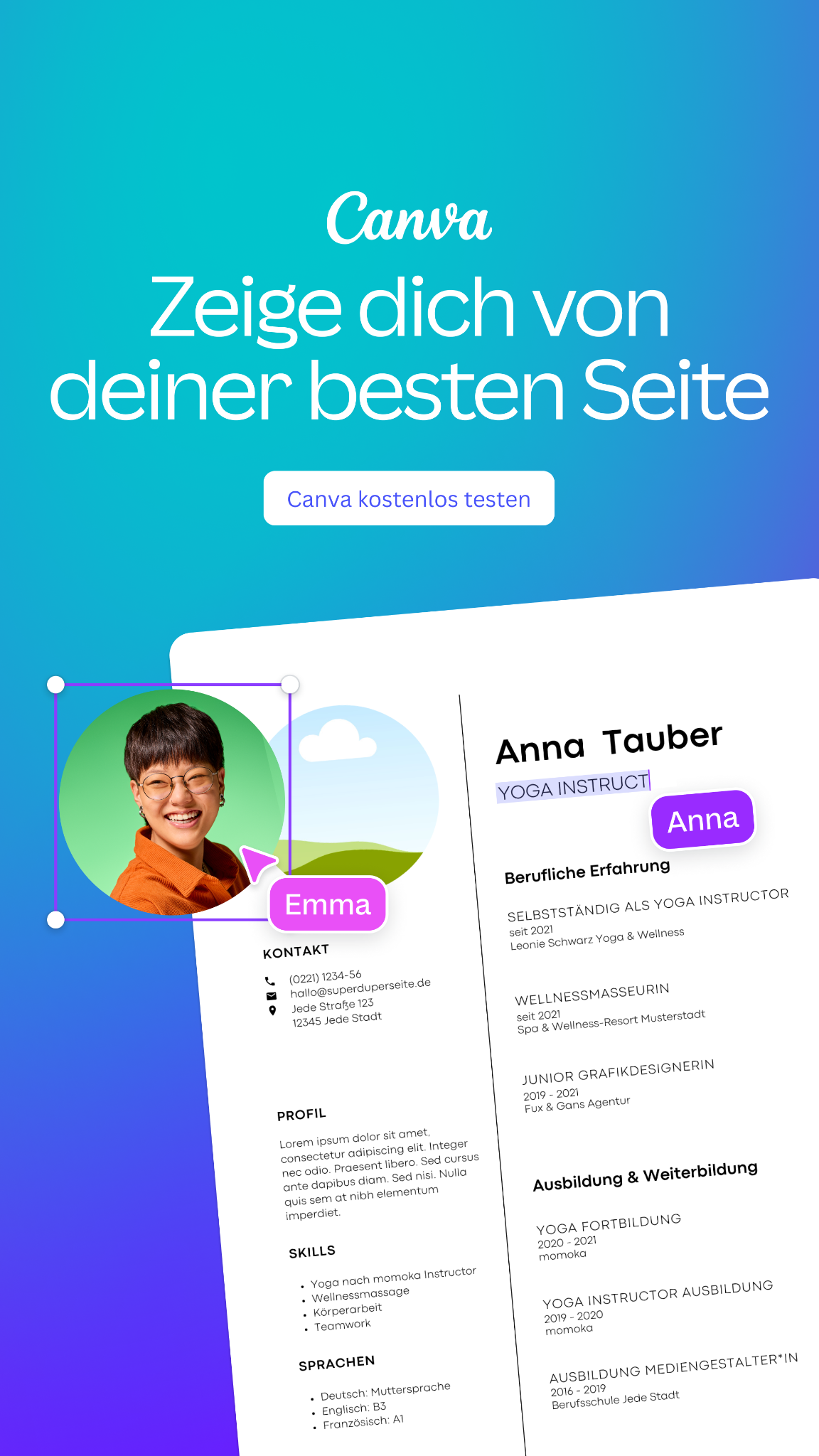 Canva Facebook ad