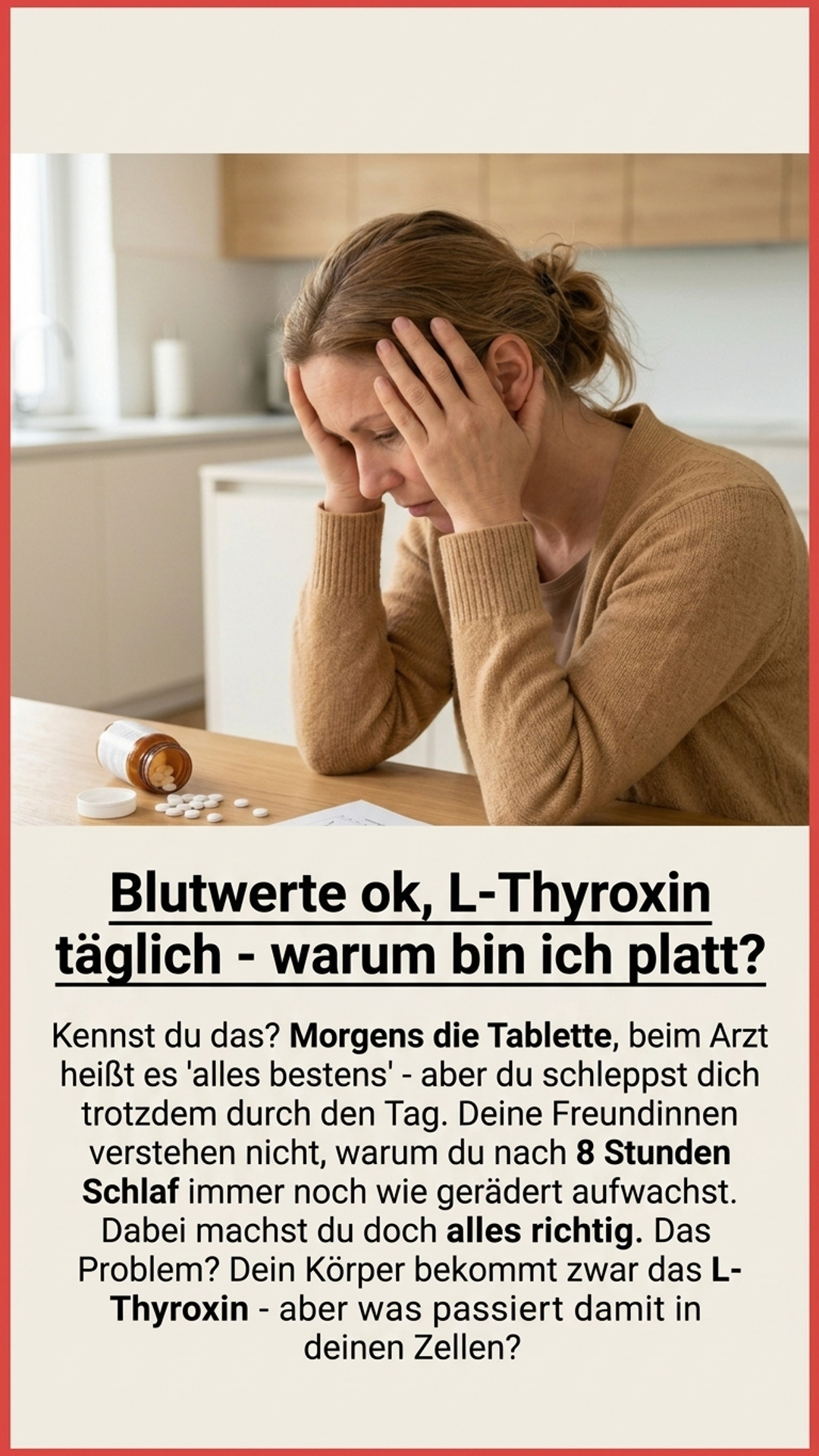 Mission Schilddrüse Facebook ad