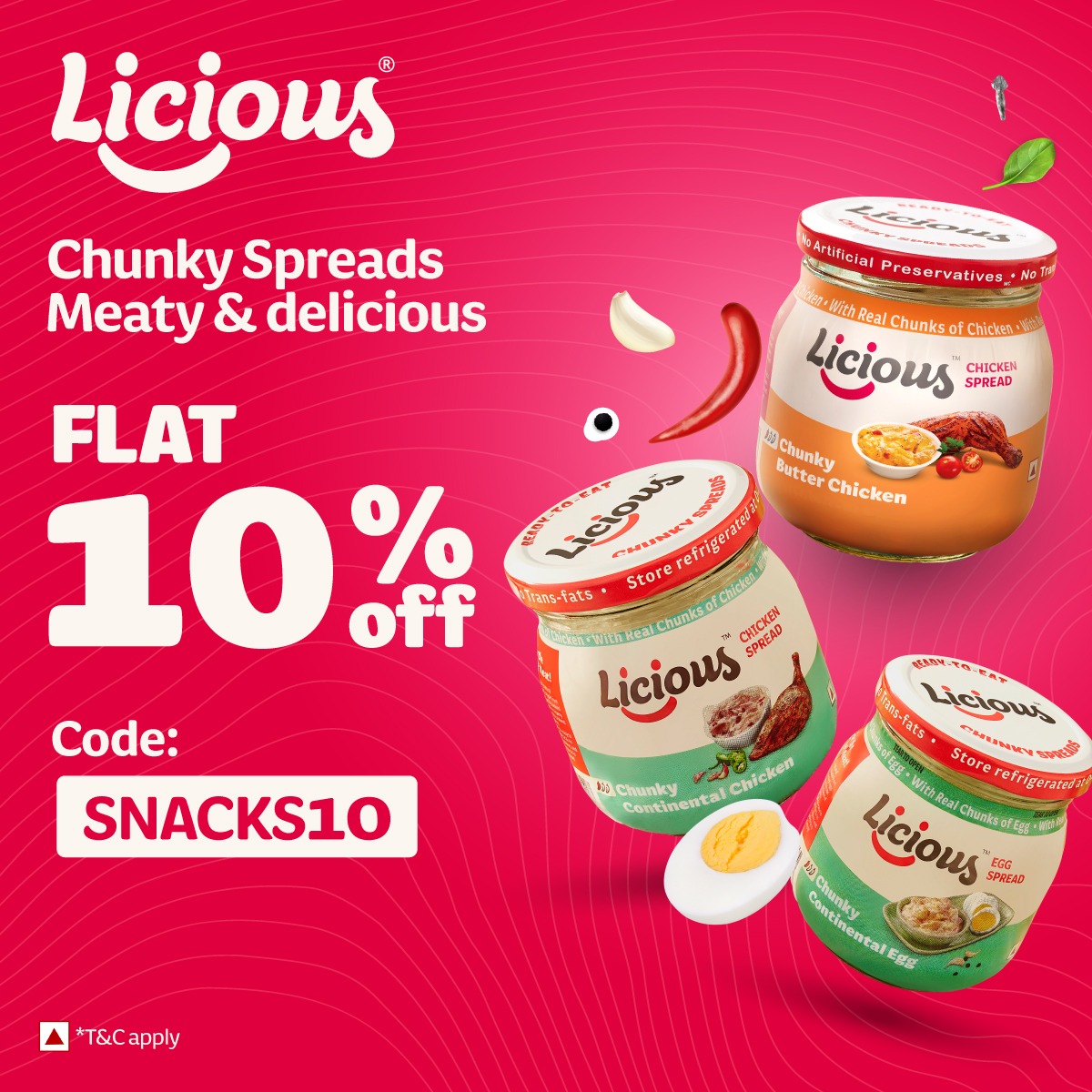 Licious Facebook ad
