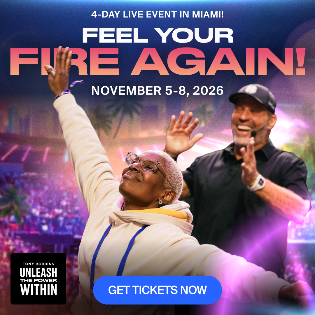 Tony Robbins Facebook ad
