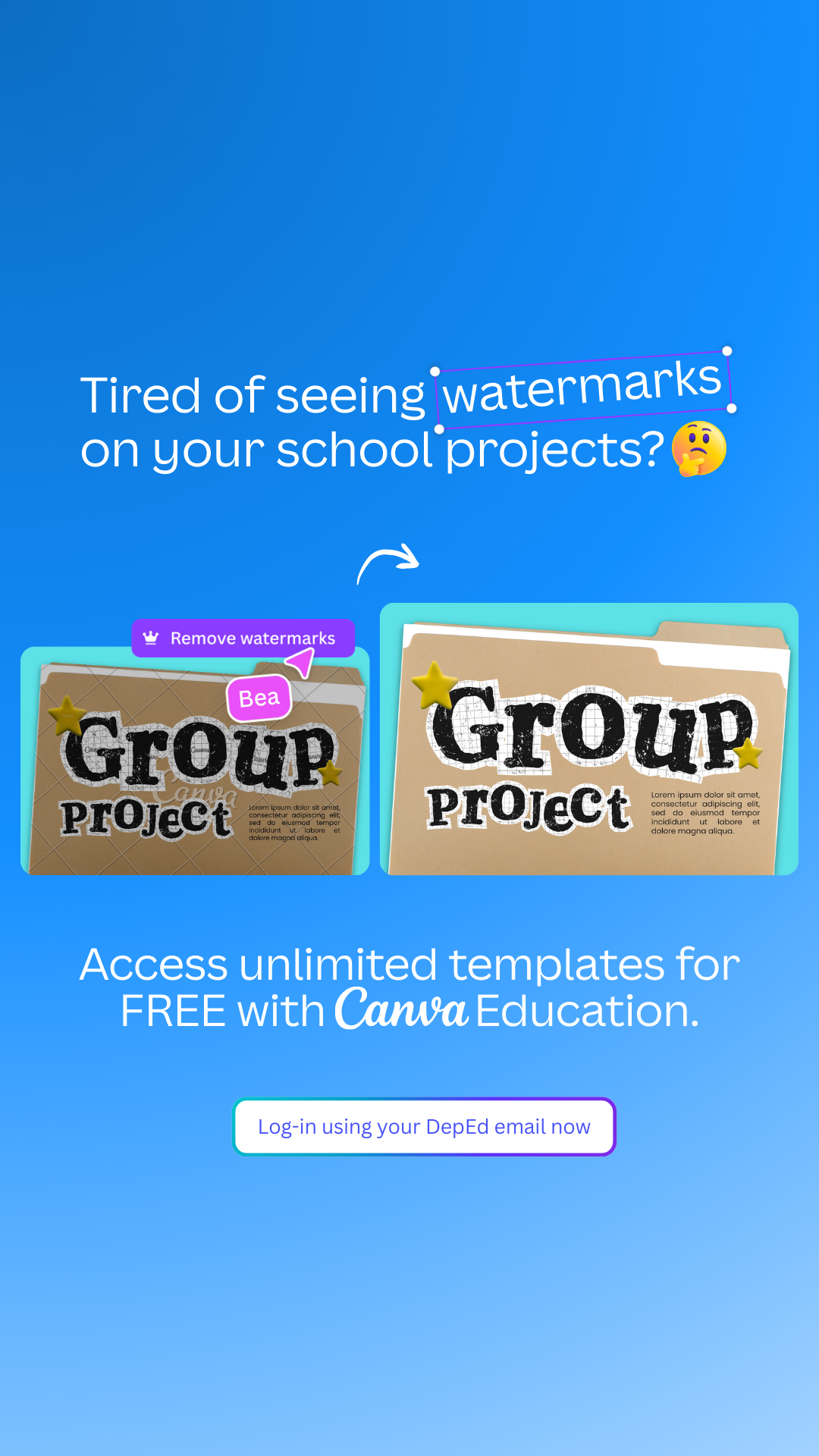 Canva Facebook ad