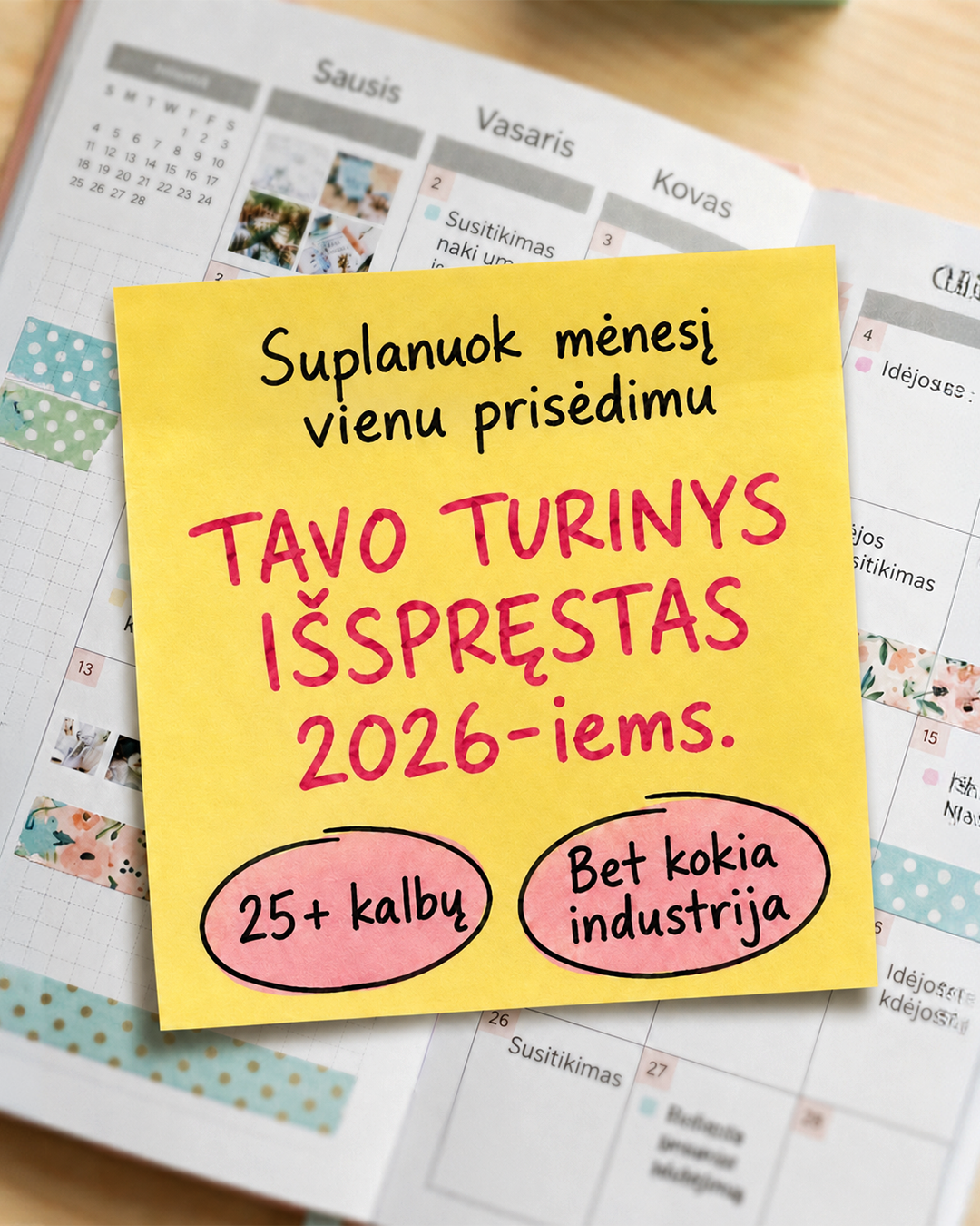 Overvisual Facebook ad