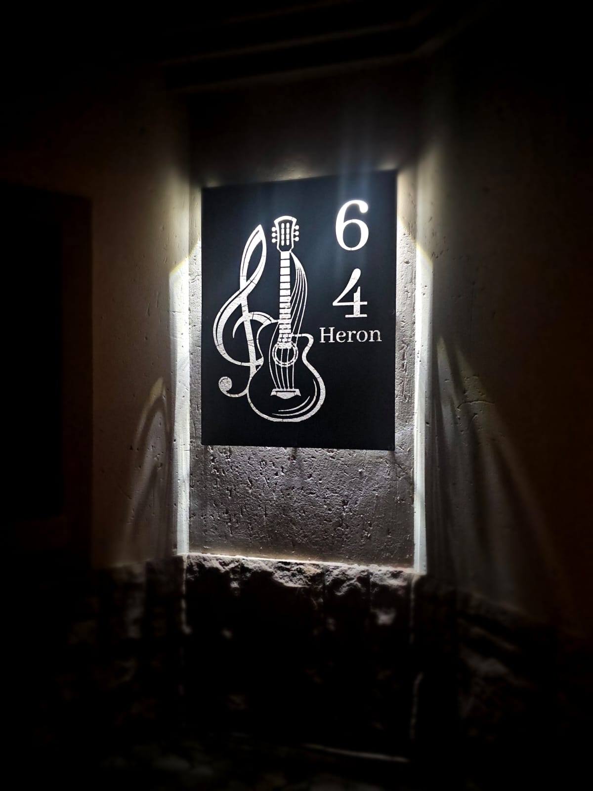 More Than Decor Facebook ad: Signs with Solar Lights