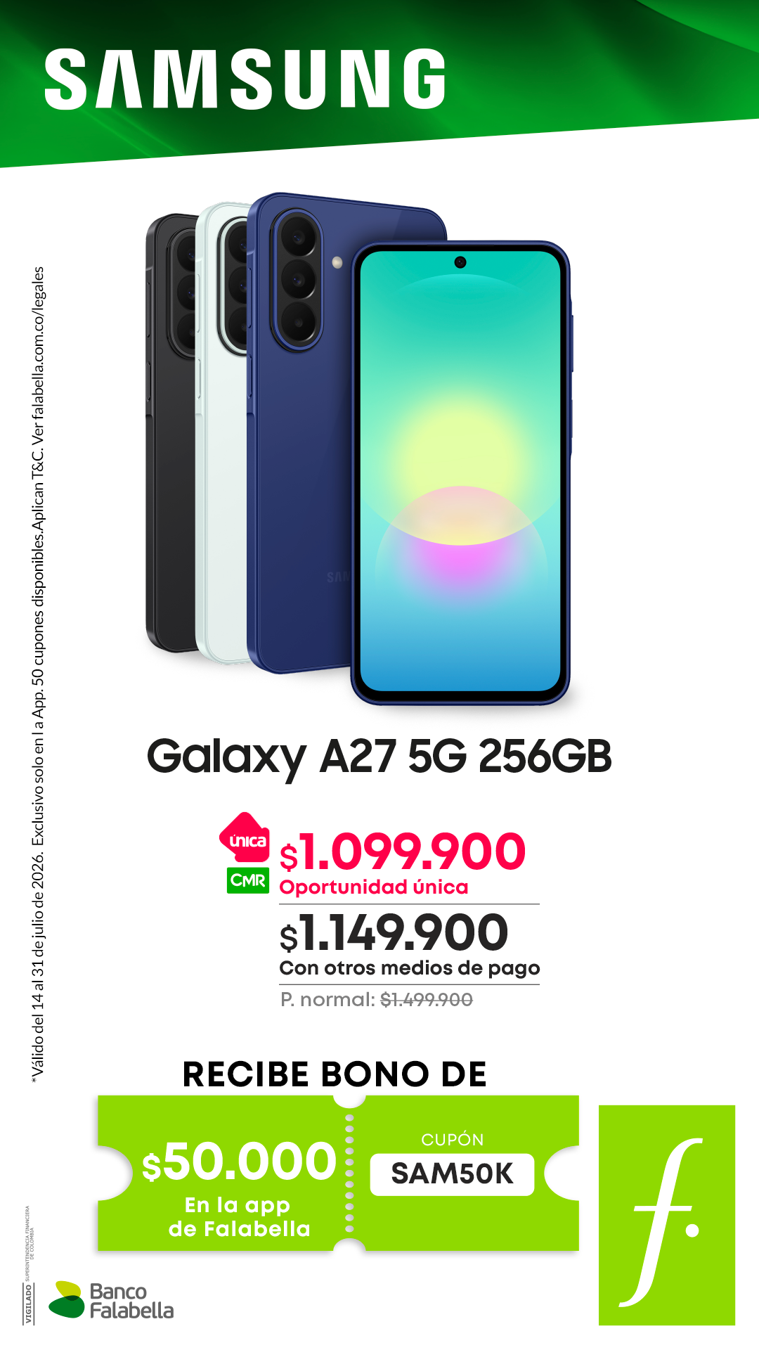 Falabella Colombia Facebook ad