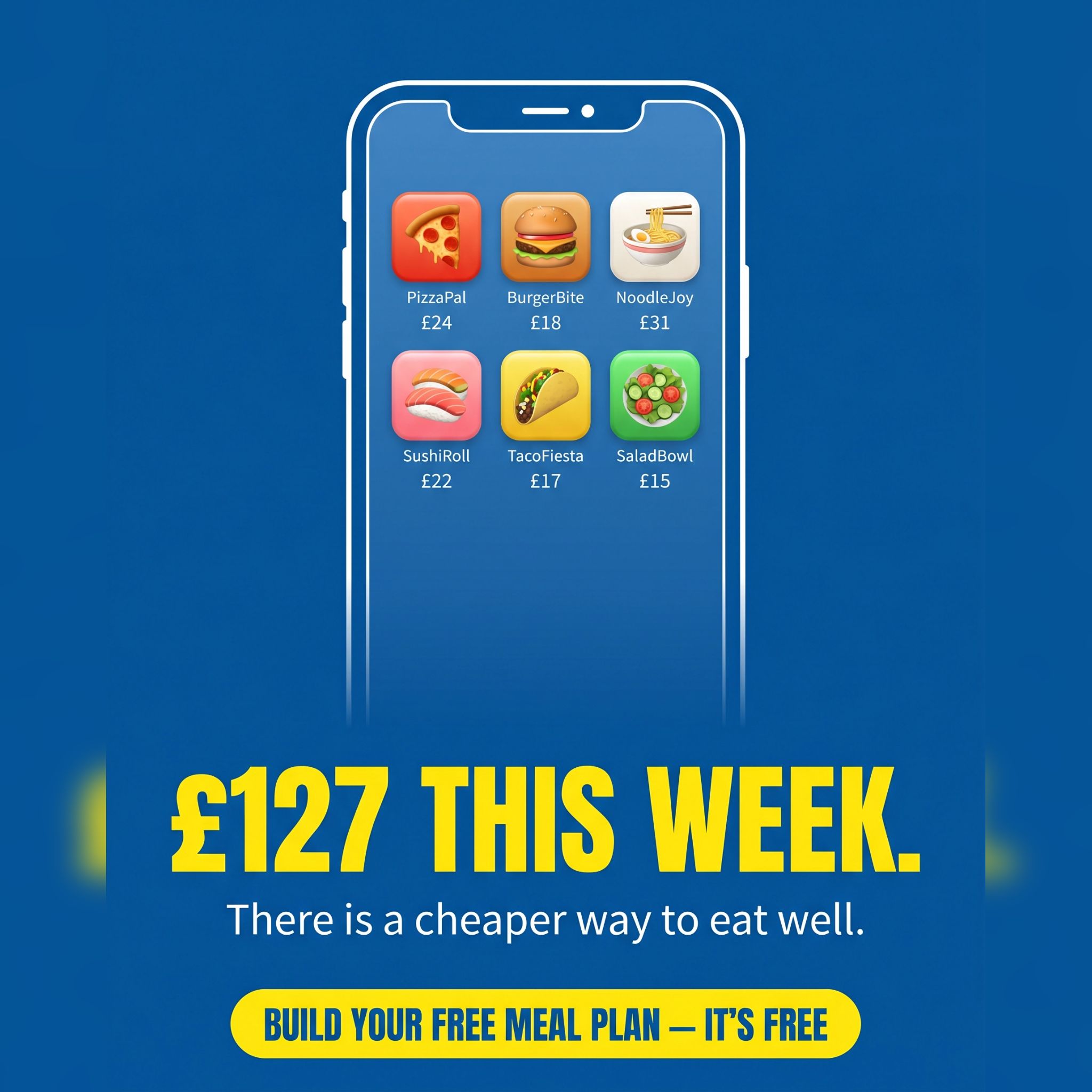 Roy Ritchie Coaching Facebook ad: RRC Weekly Meal Builder