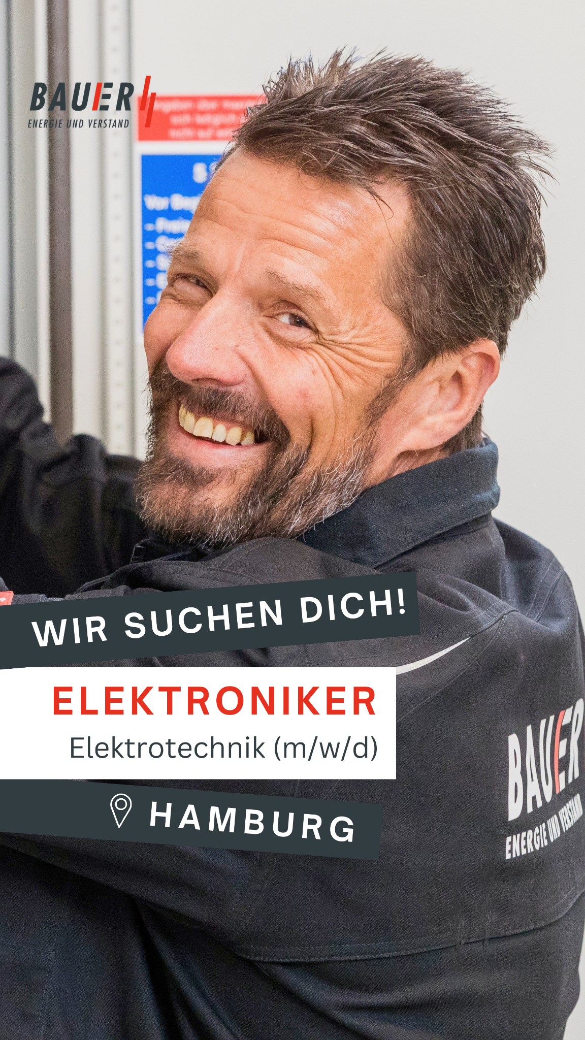 BAUER Elektroanlagen Facebook ad from Jun 11, 2026