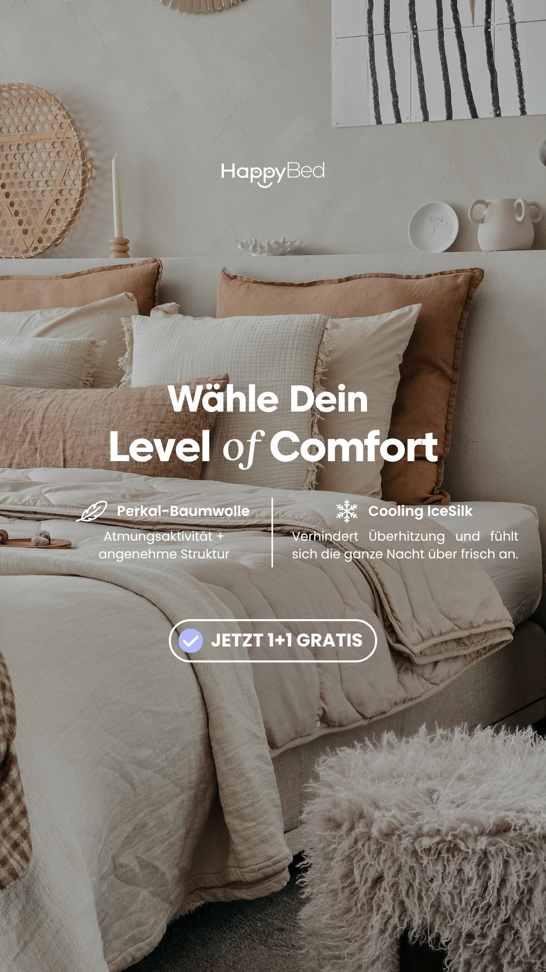 Thehappybed.de Facebook ad