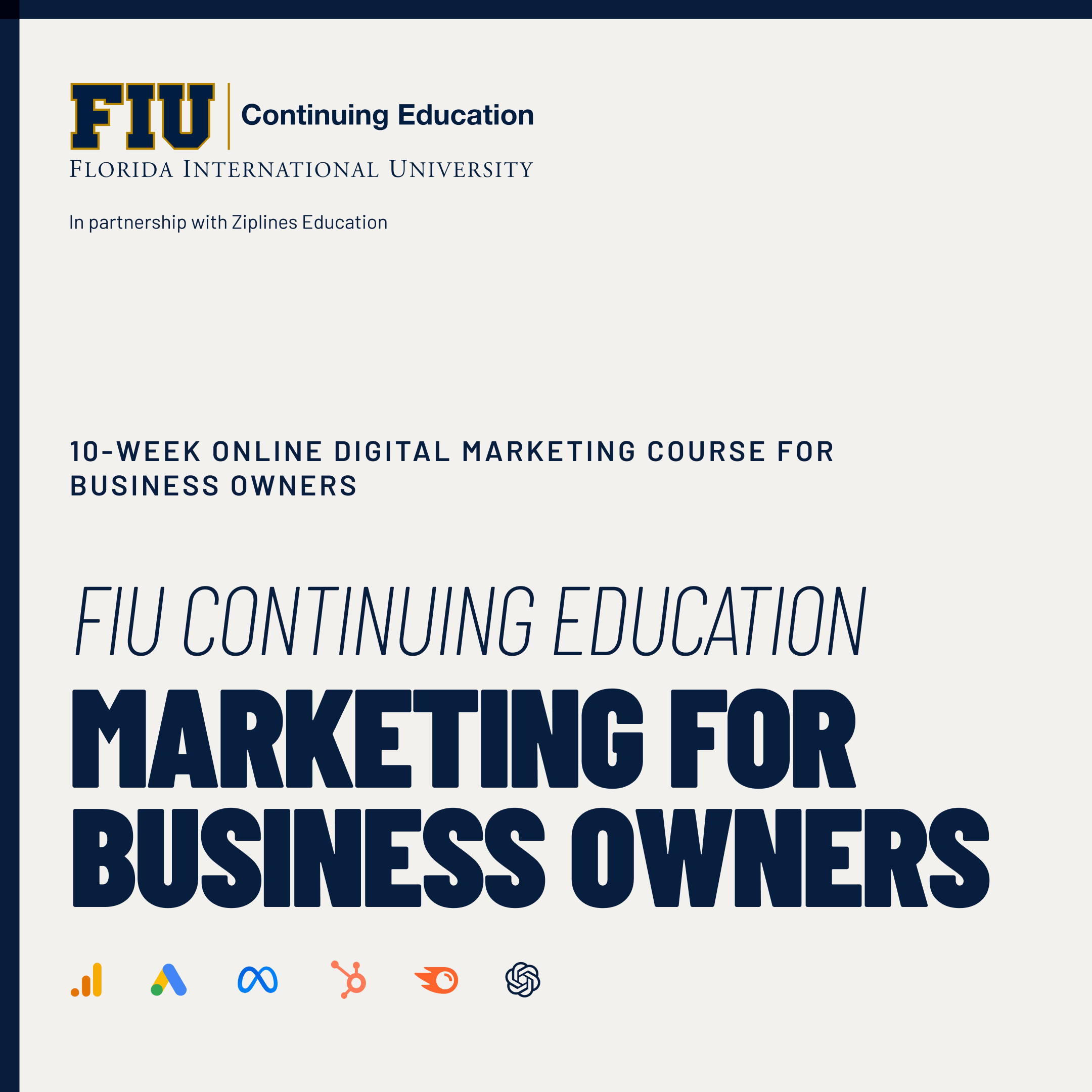 FIU Learner Marketplace Facebook ad