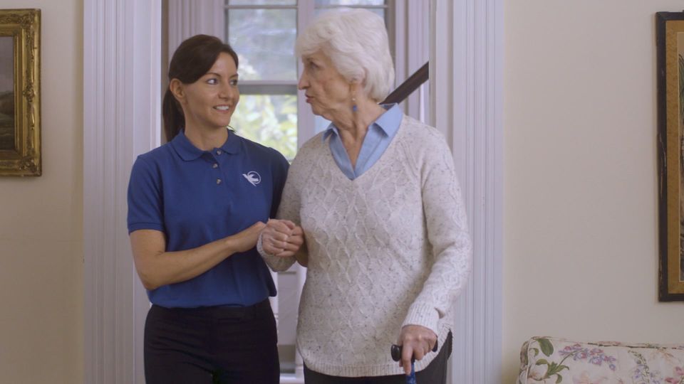 Visiting Angels Facebook ad: Senior Home Care Services