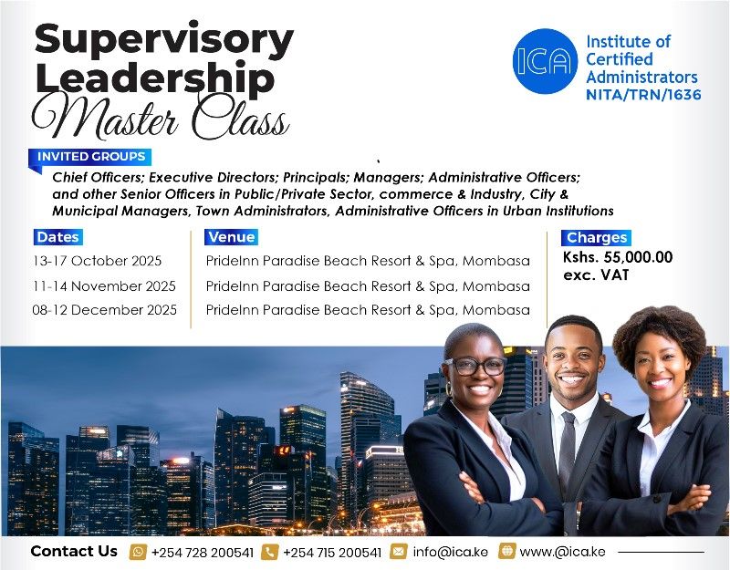 Institute of Certified Administrators Facebook ad from Oct 8, 2025