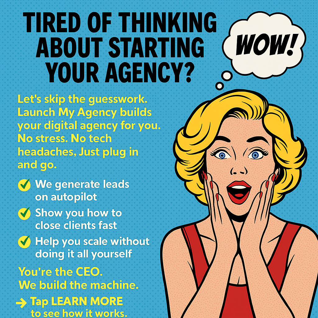 Launch My Agency Facebook ad