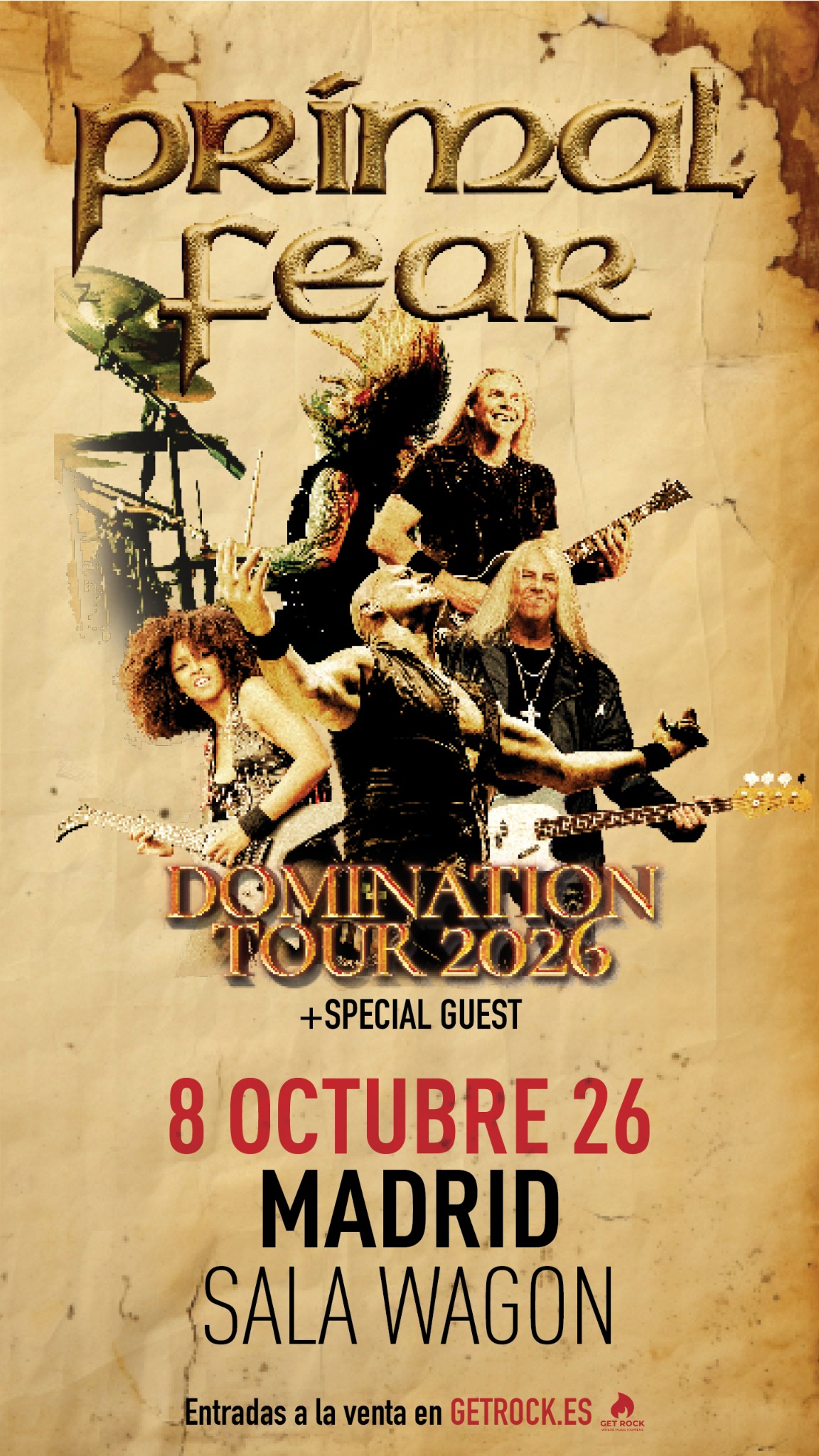 Get Rock Live Facebook ad: Entradas Madrid