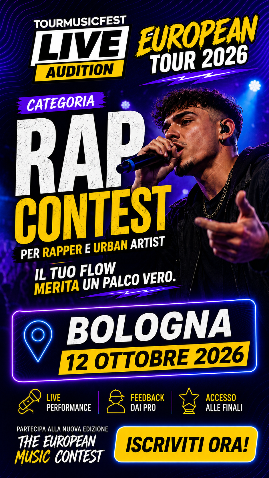 Tour Music Fest Facebook ad from Sep 1, 2026