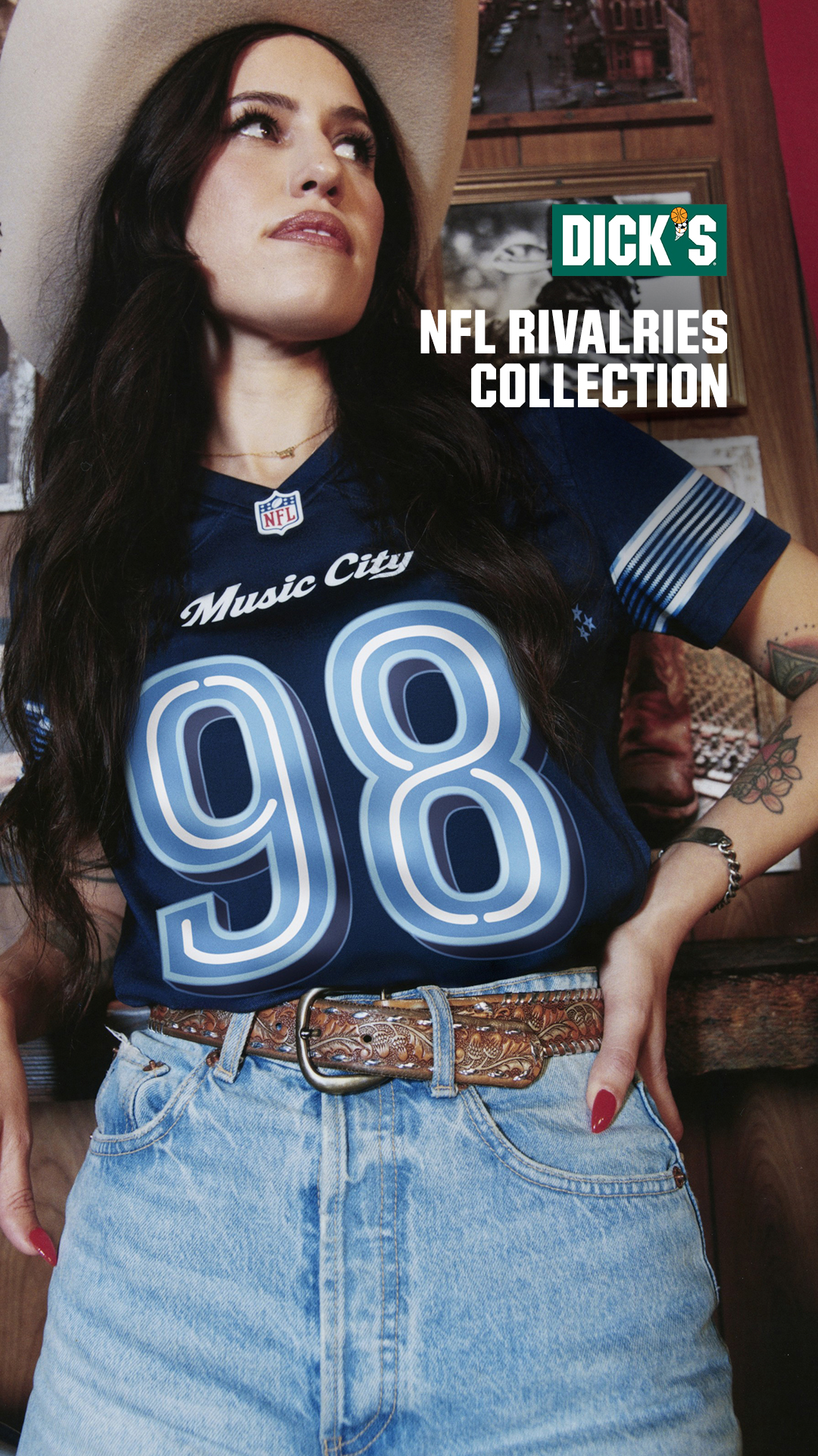 DICK'S Sporting Goods Facebook ad: NFL Rivalries Collection