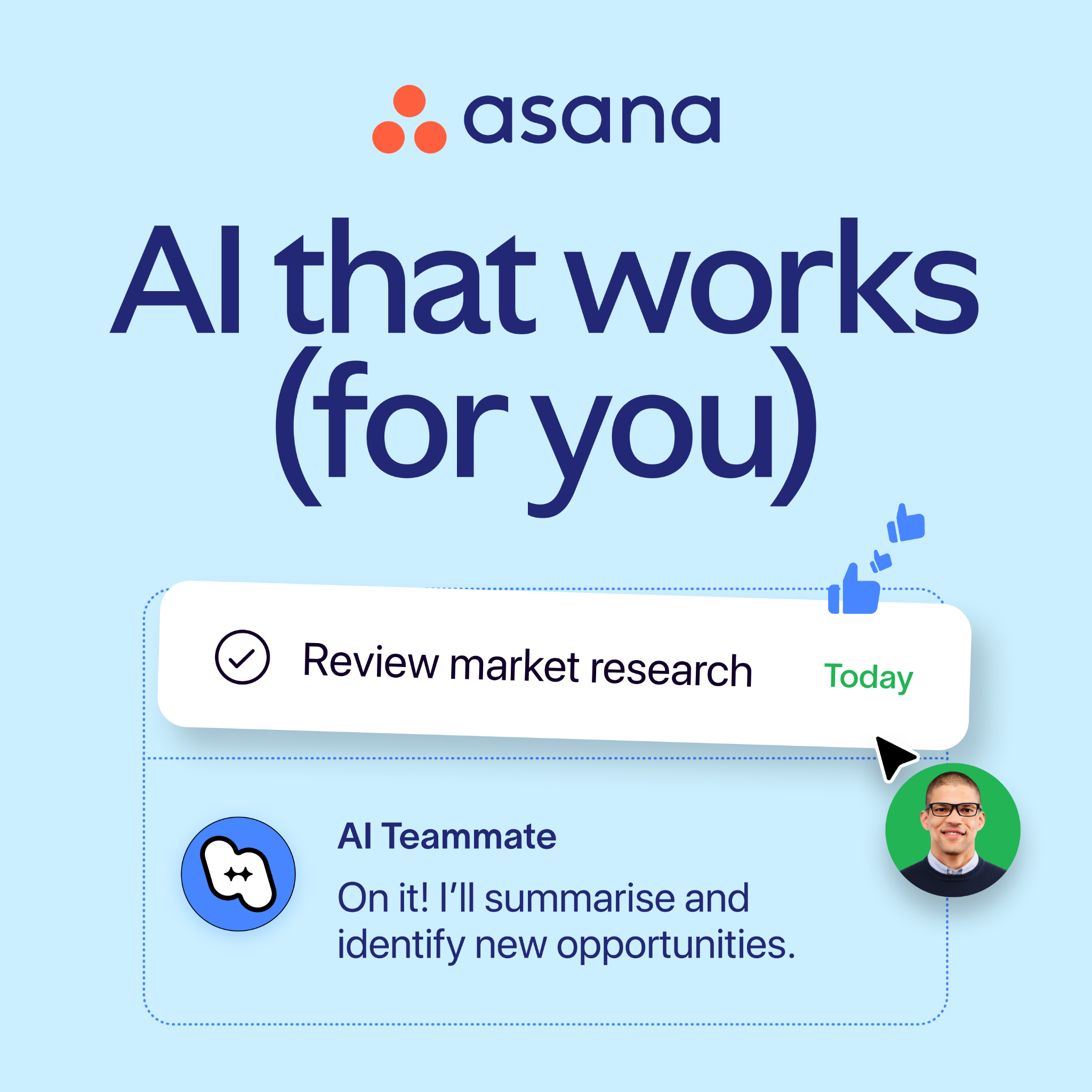 Asana Facebook ad