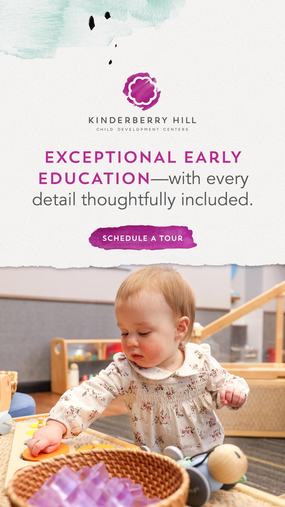 Kinderberry Hill Child Development Centers Facebook ad