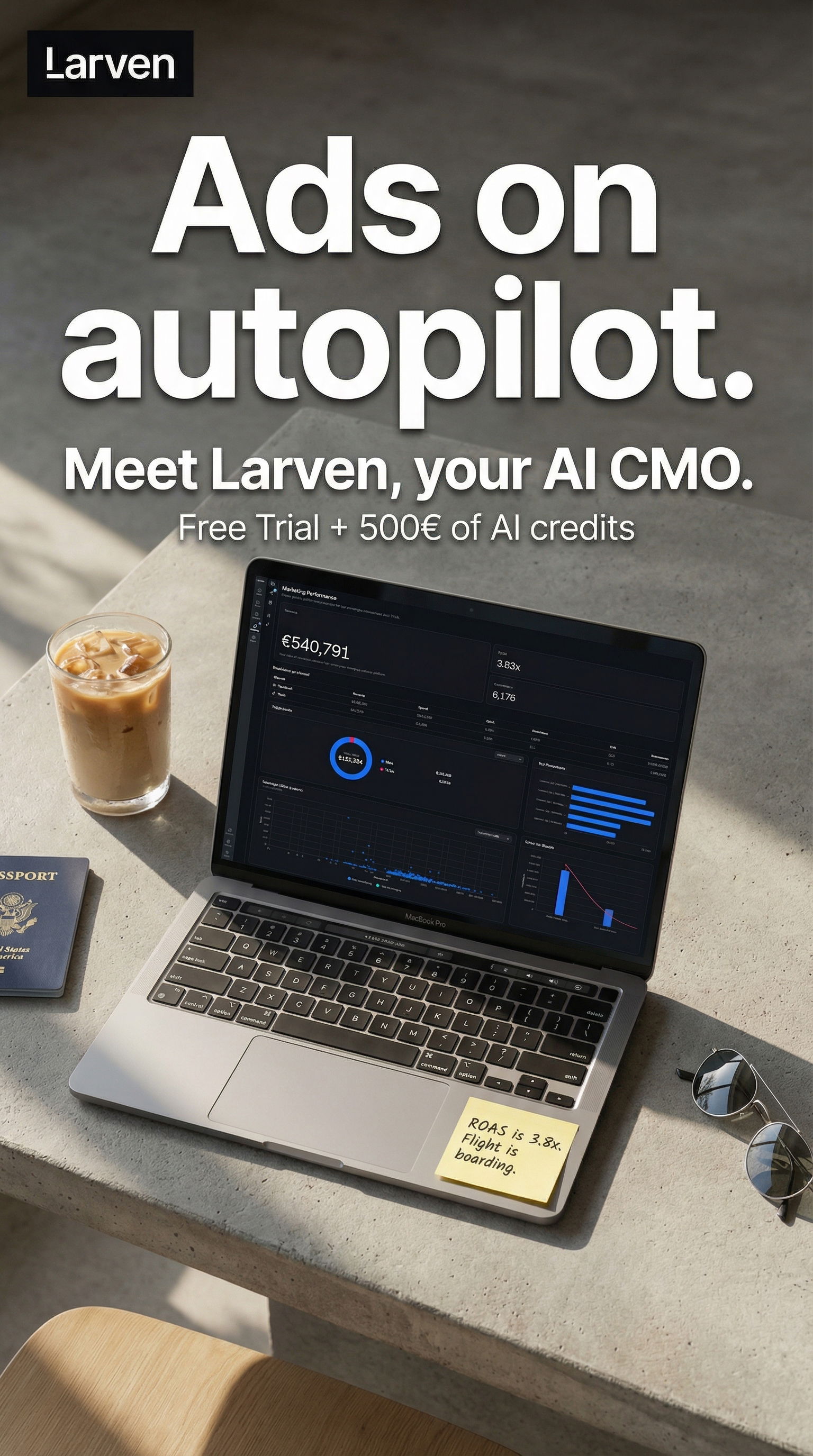 Larven AI Facebook ad