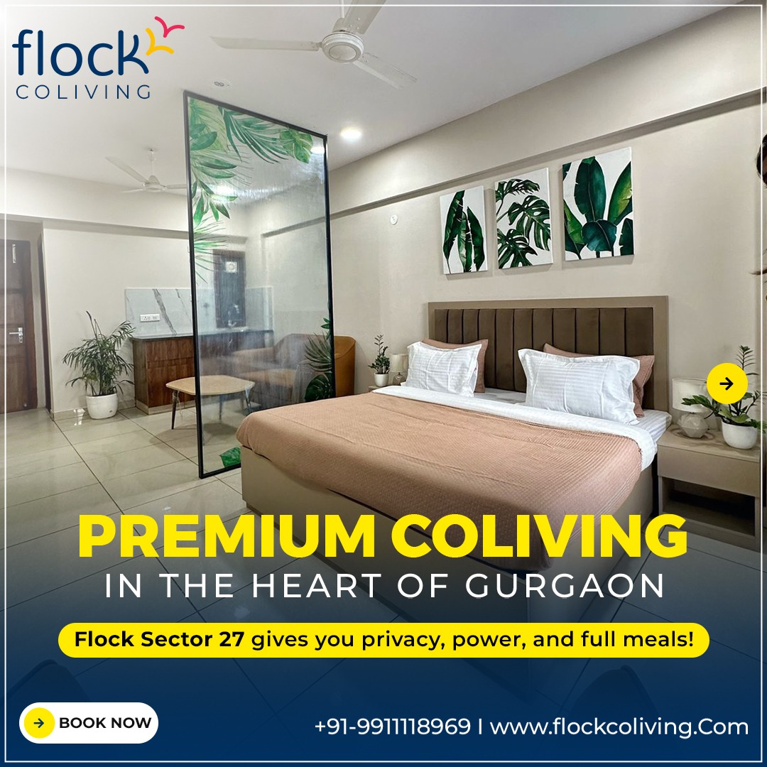 Flock Coliving Facebook ad
