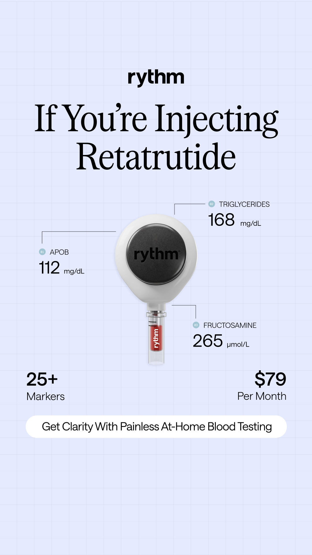 Rythm Health Facebook ad