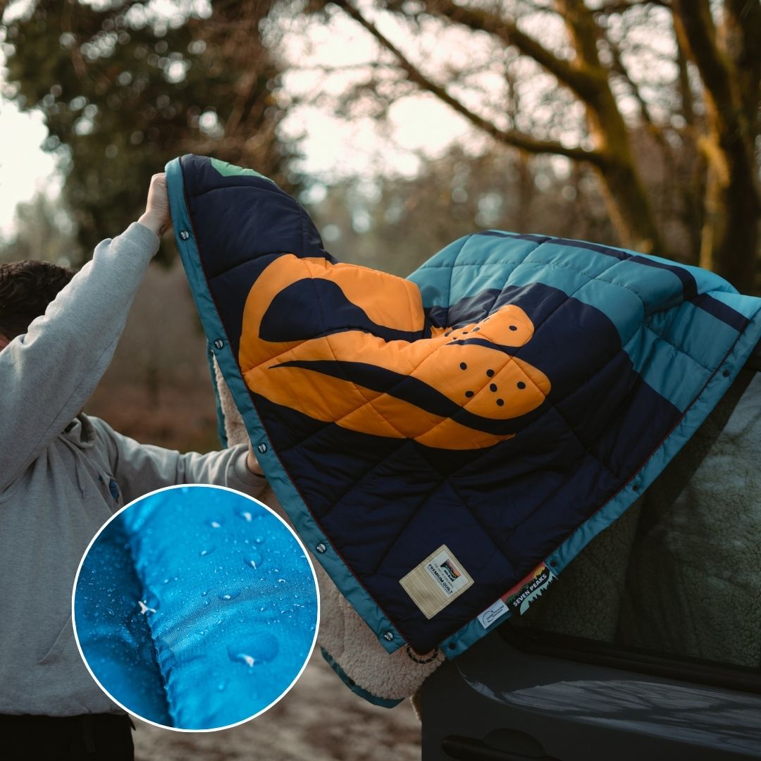 SEVEN PEAKS Facebook ad: Sleep warm. Stay clean.