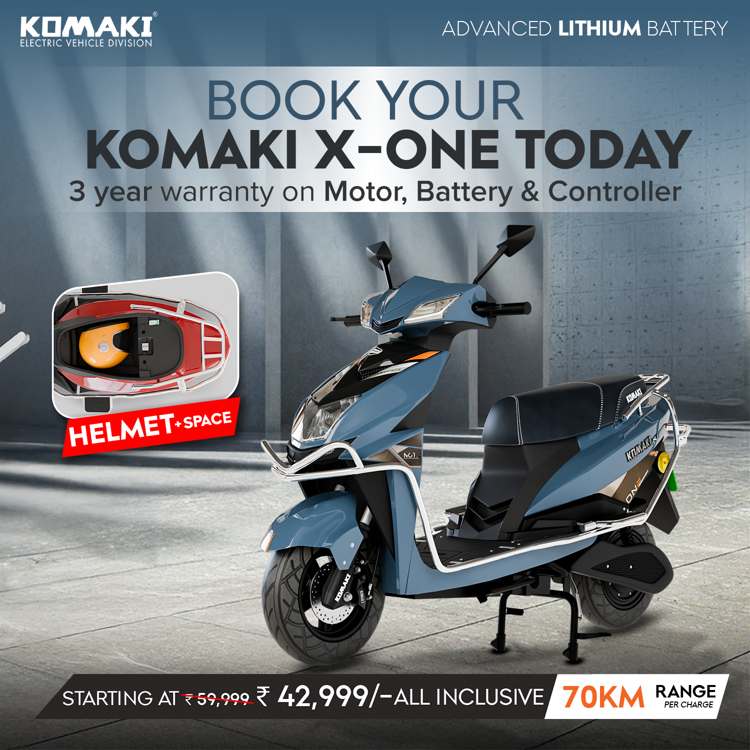 Komaki X-ONE Facebook ad