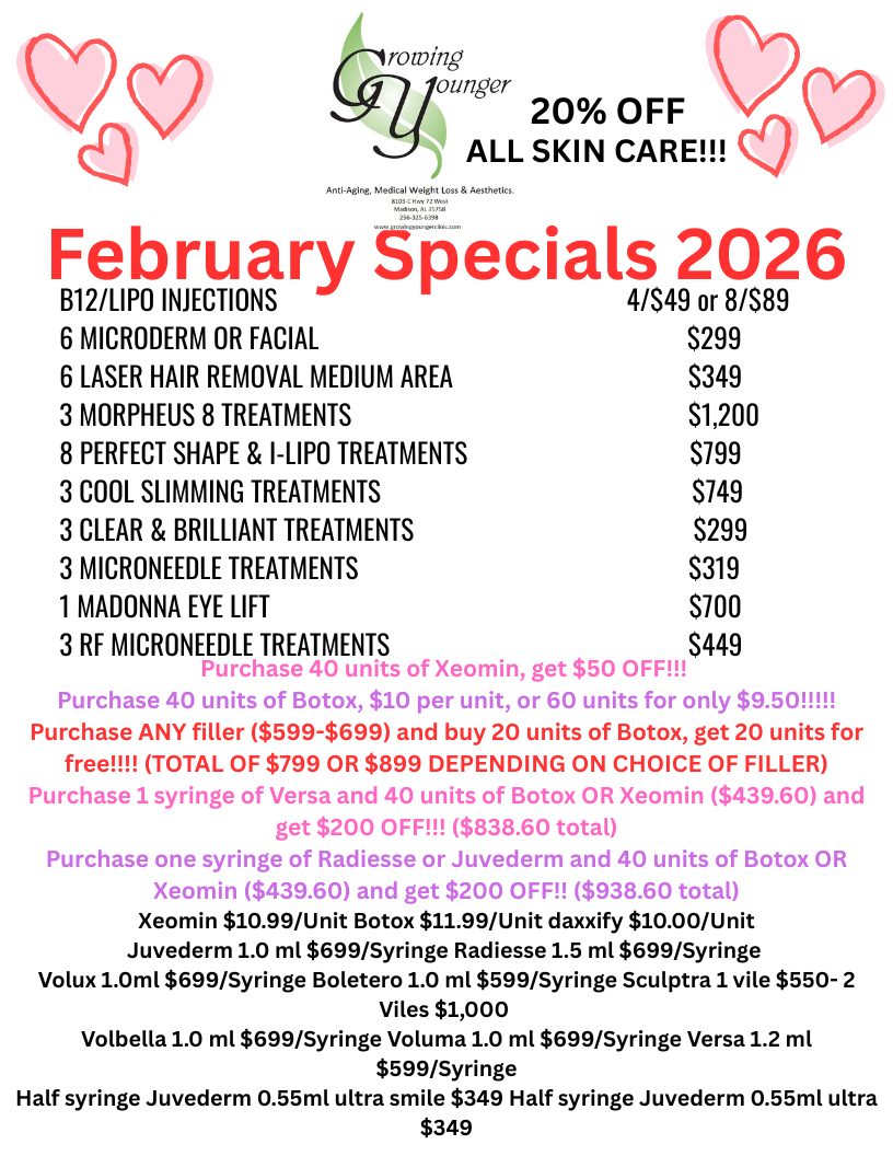 Growing Younger Clinic, LLC Facebook ad: This Valentine's season, fall in love with investing…