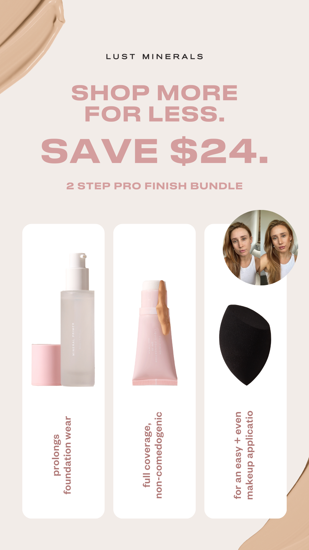 Lust Minerals Facebook ad