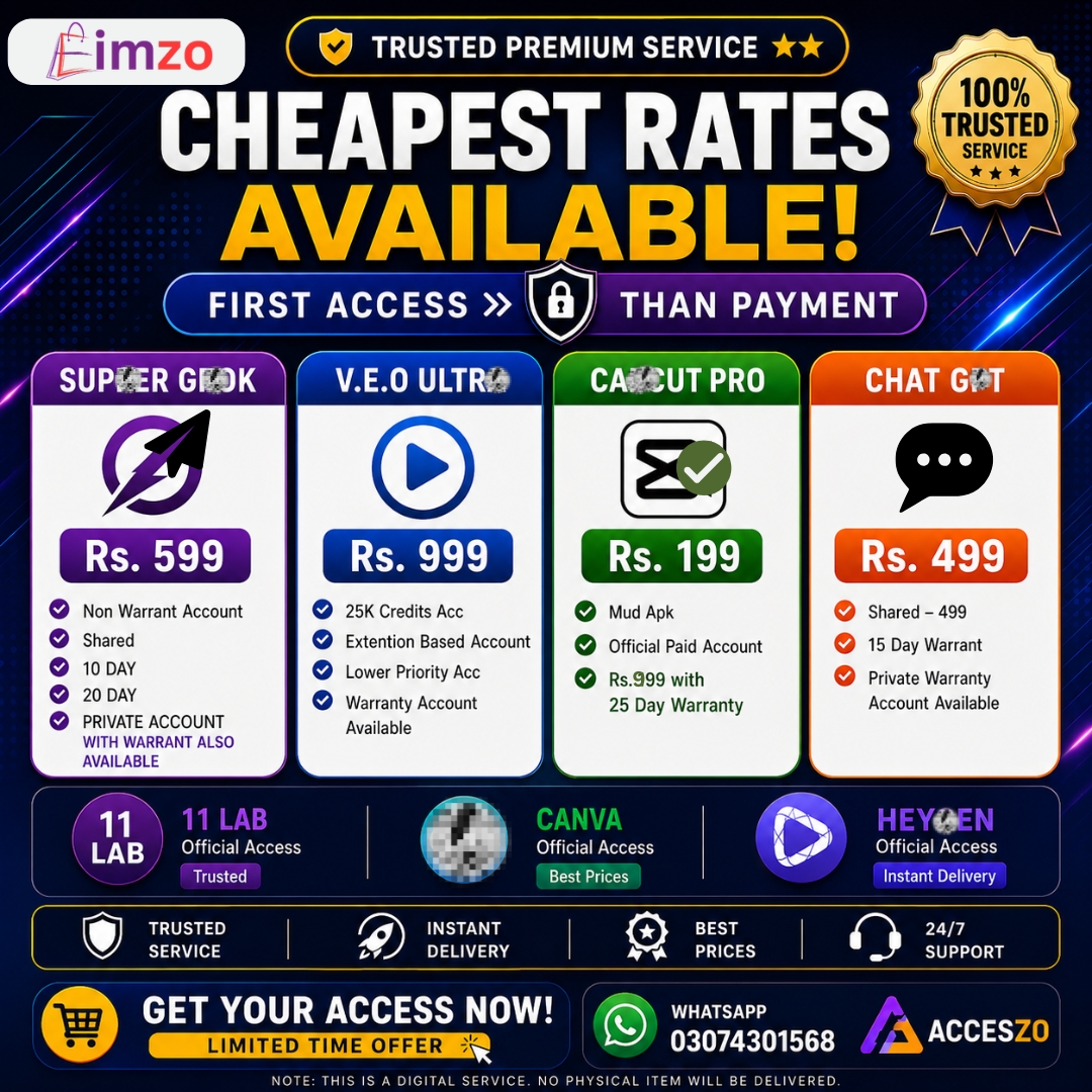 Eimzo Digital Products Facebook ad: AI Digital Services Hub