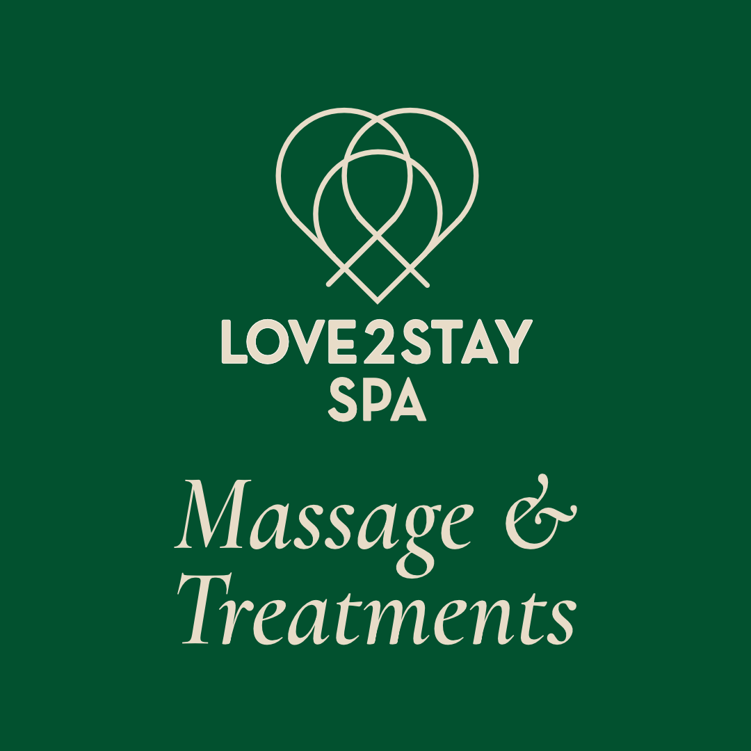 Love2Stay Facebook ad: Imagine stepping into a calm, beautifully designed spa…