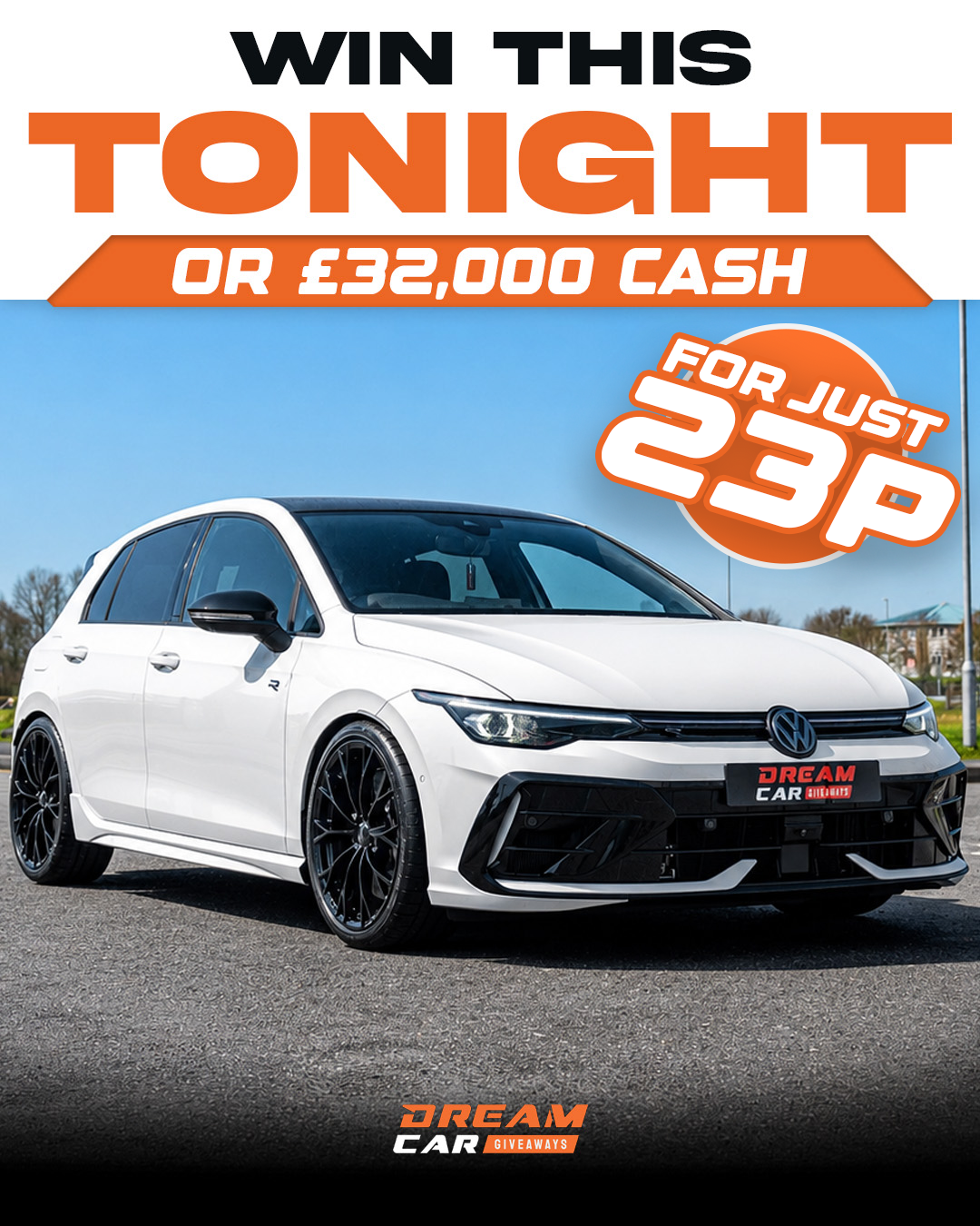 Dream Car Giveaways Facebook ad