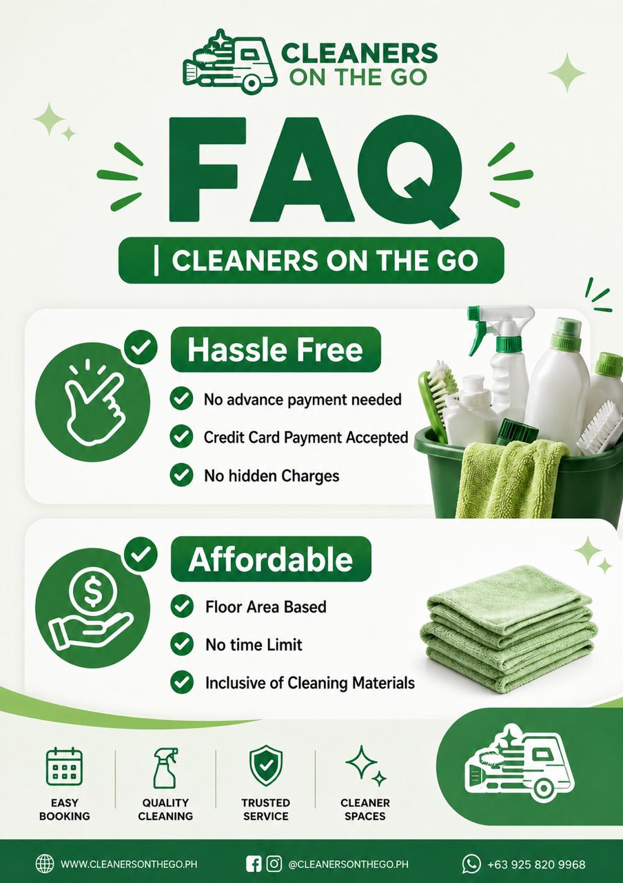 Cleaners On The Go Facebook ad