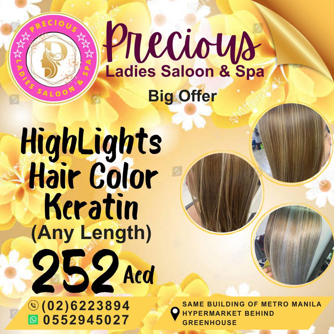 Precious Ladies Salon Facebook ad