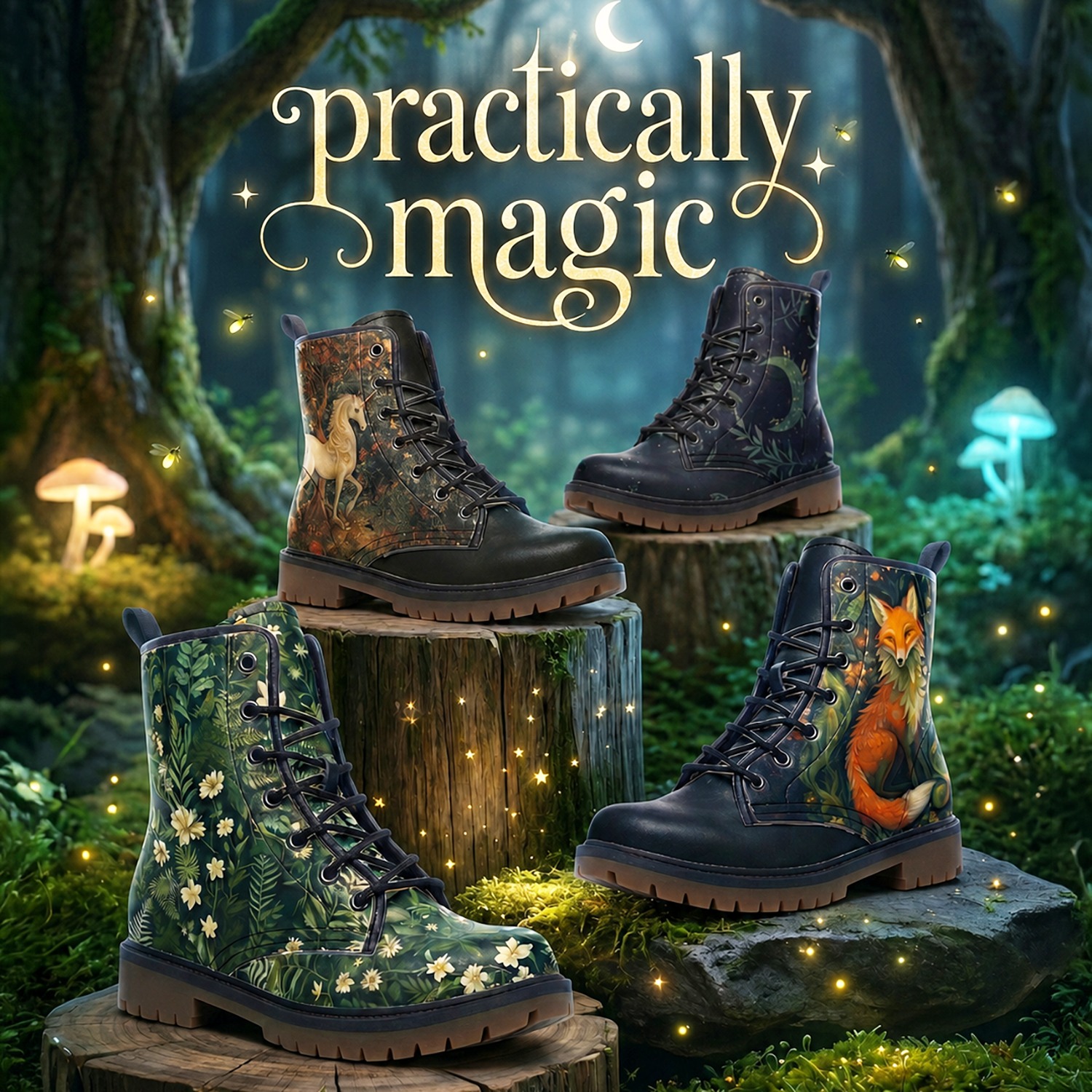Black Cherry Kiss Shop Facebook ad: Step into something a little more magical.