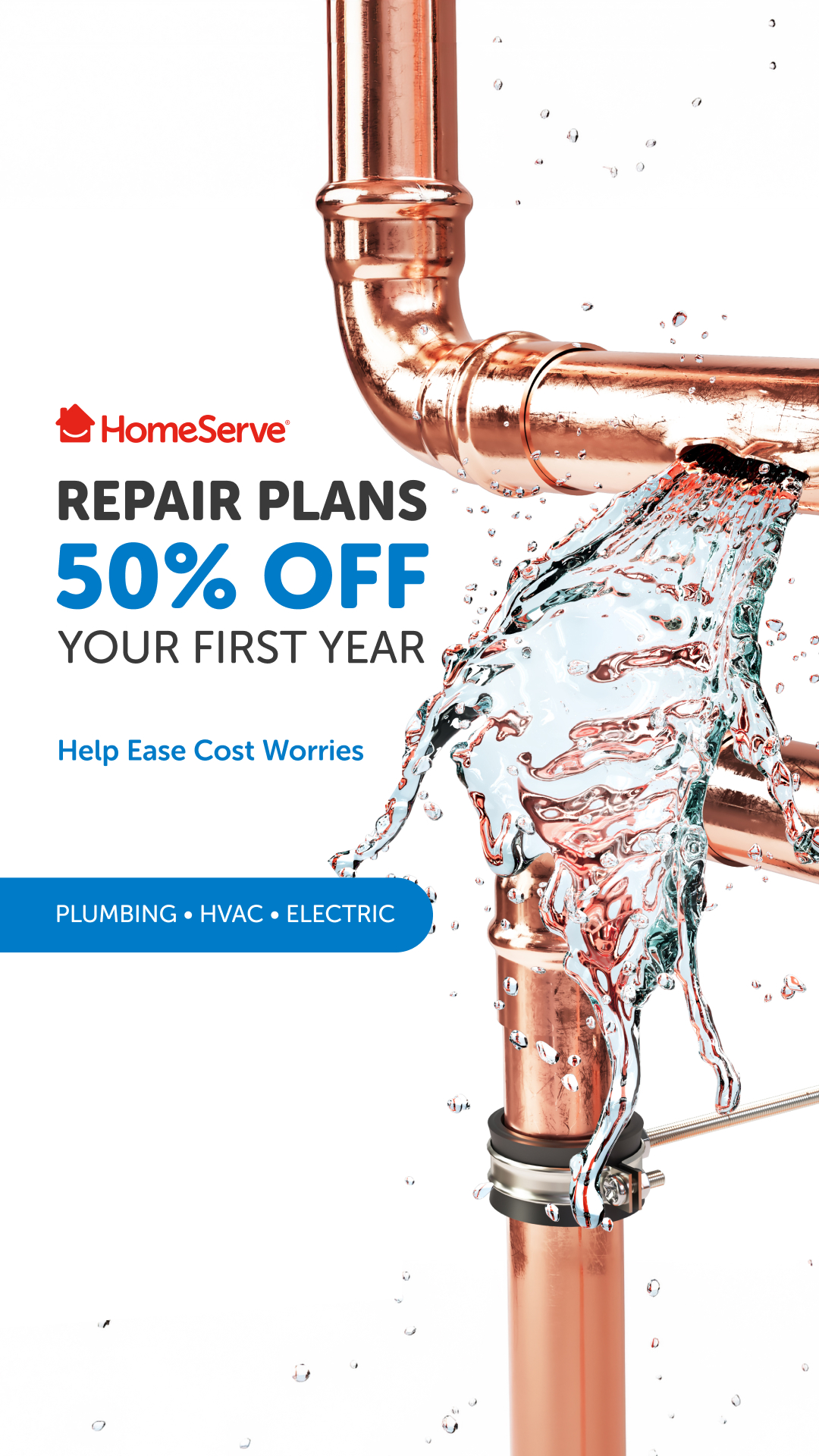 HomeServe USA Facebook ad